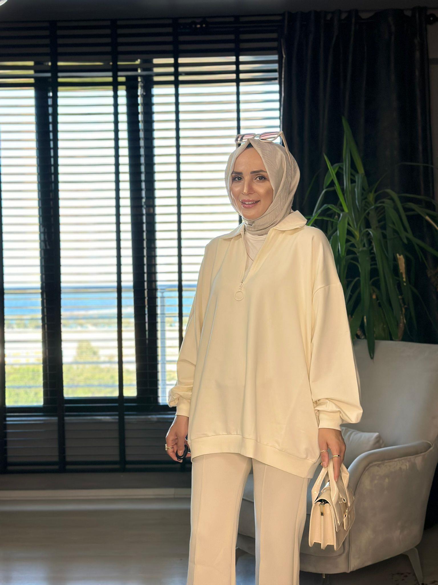 8779 YAKALI SWEEET STD KREM