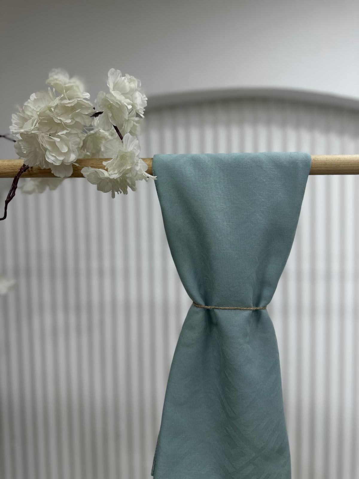 DESENLİ ŞAL SU YEŞİLİ 