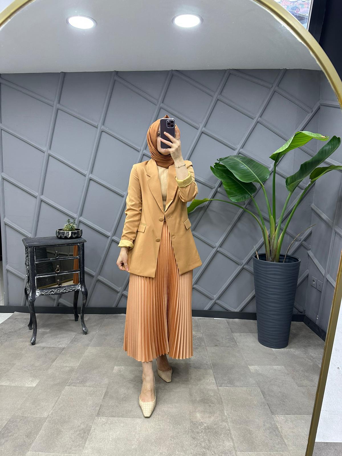 KAHVERENGİ BLAZER CEKET