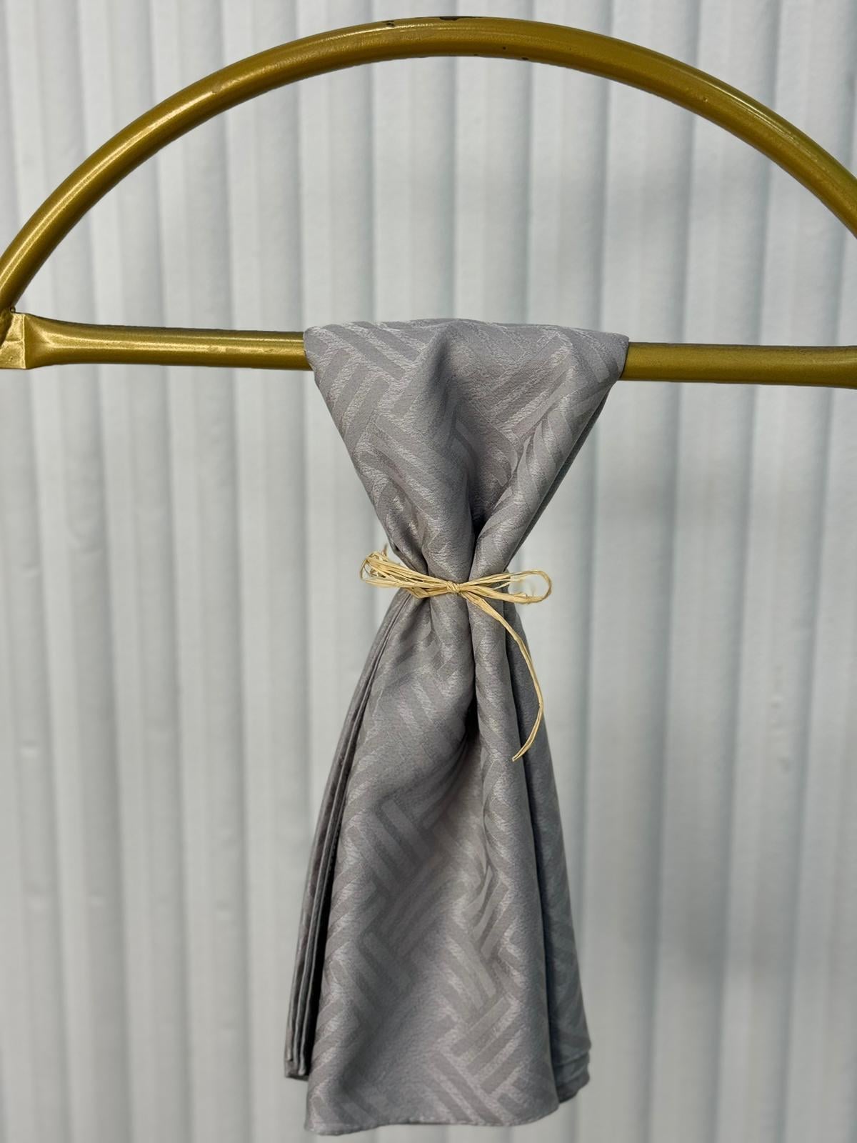 ŞERİT DESEN ŞAL GRİ 