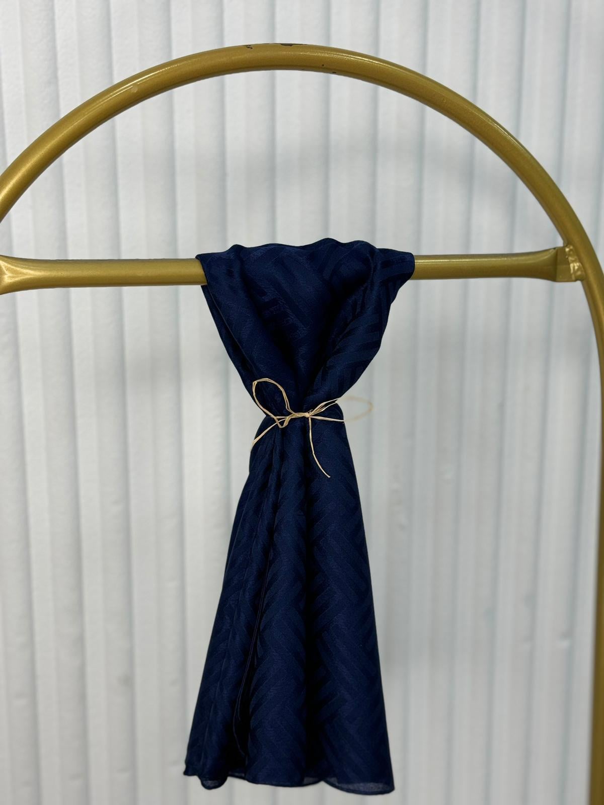 ŞERİT DESEN ŞAL LACİVERT