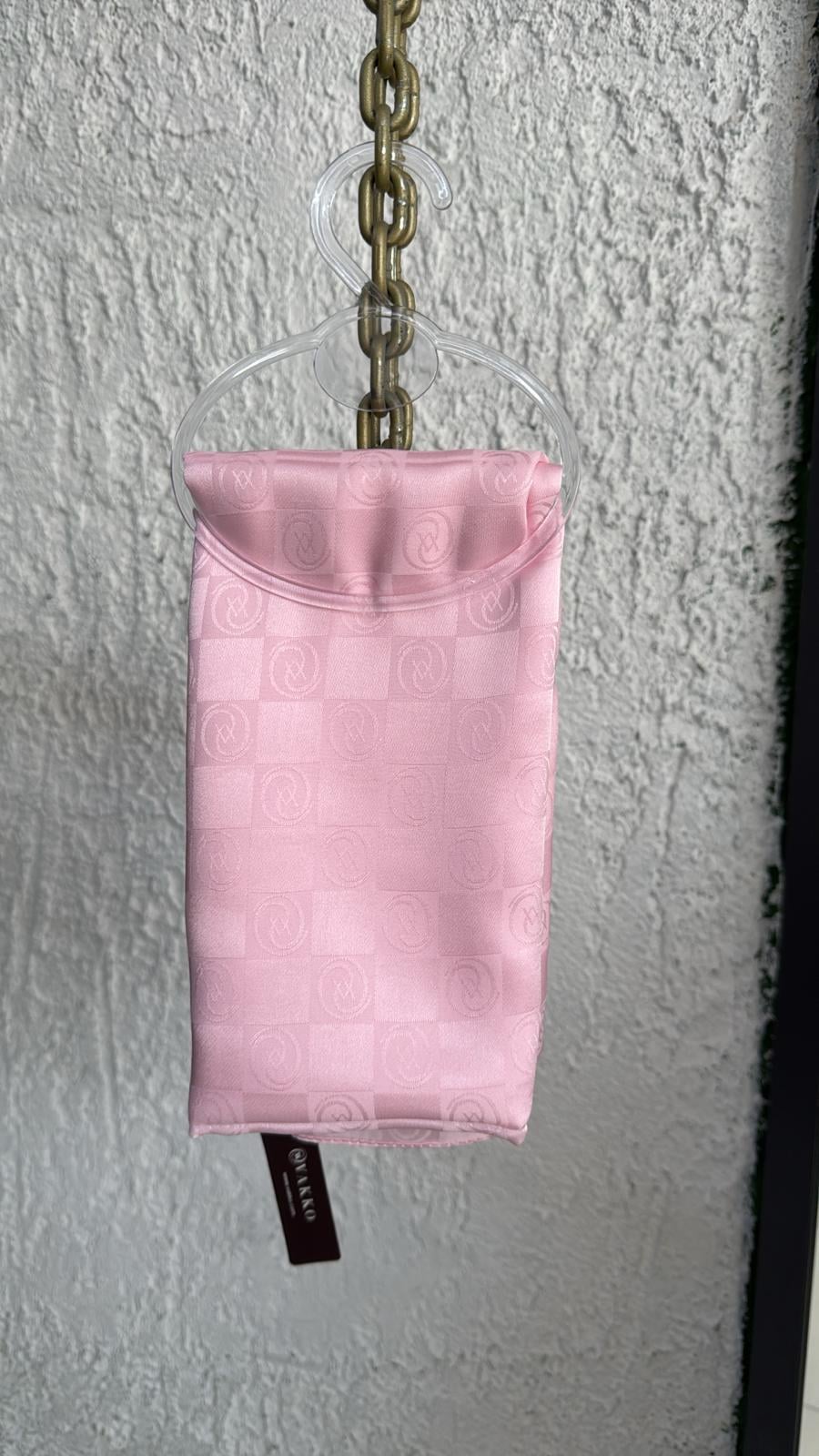 VAKKO MONOGRAM ŞAL PEMBE