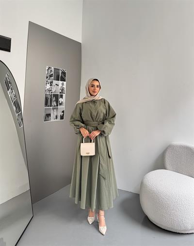 Belden Bağlamalı Ahsen Takım Mint Yeşili