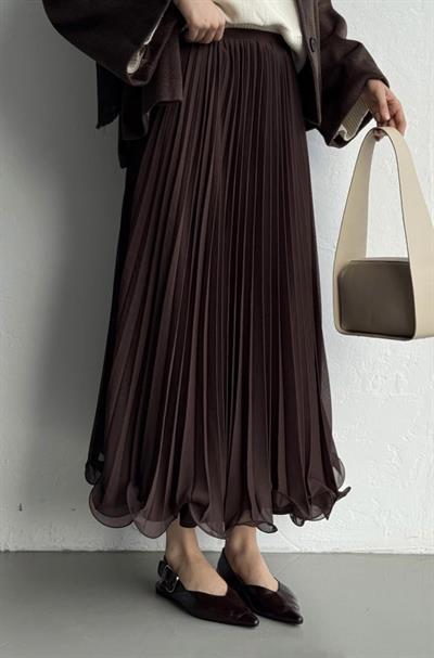 Şifon Etek Acı Kahve