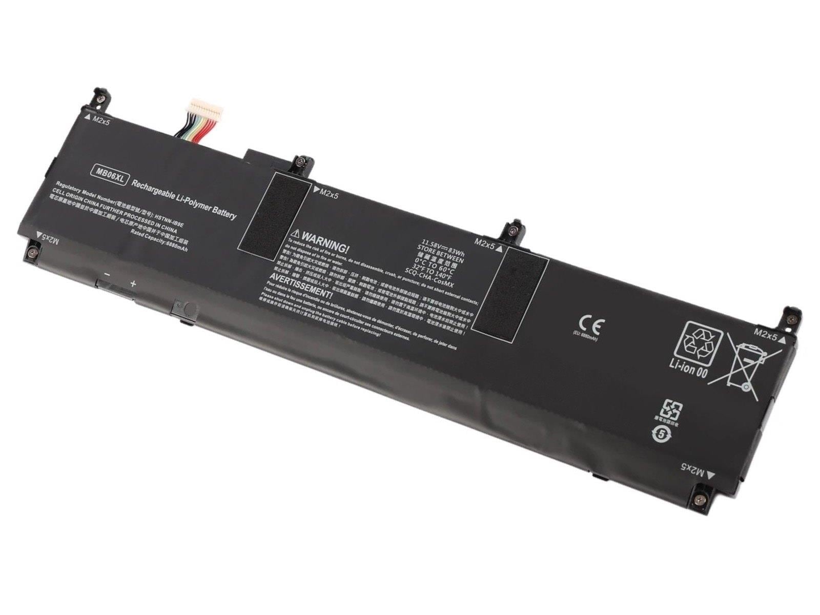 RETRO Hp ZBook Studio G7 Mobile Workstation, MB06XL Notebook Bataryası