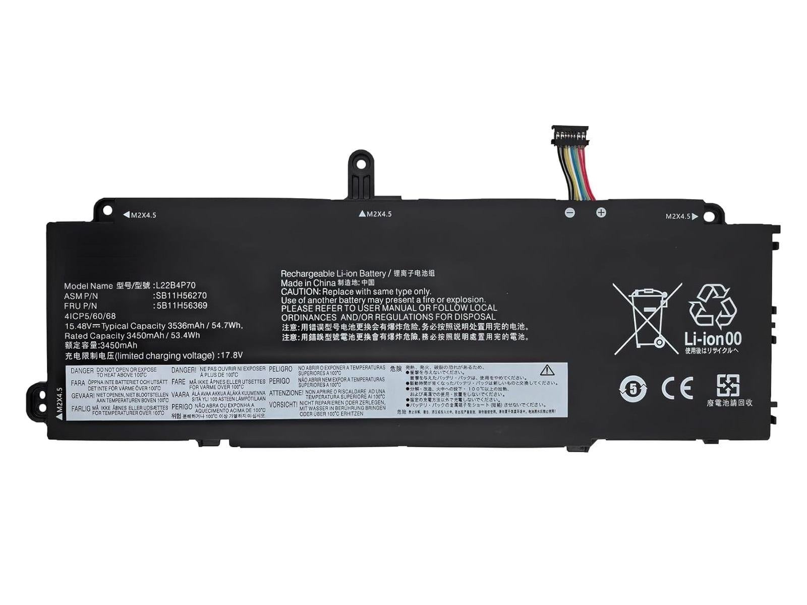 RETRO Lenovo ThinkPad X13 Gen4, L22B4P70 Notebook Bataryası - 4 Cell