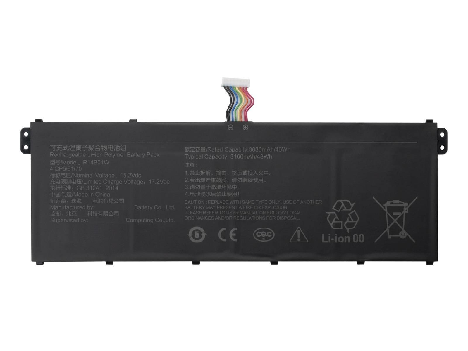 RETRO Xiaomi RedmiBook 14.0-inch (2019), R14B01W Notebook Bataryası