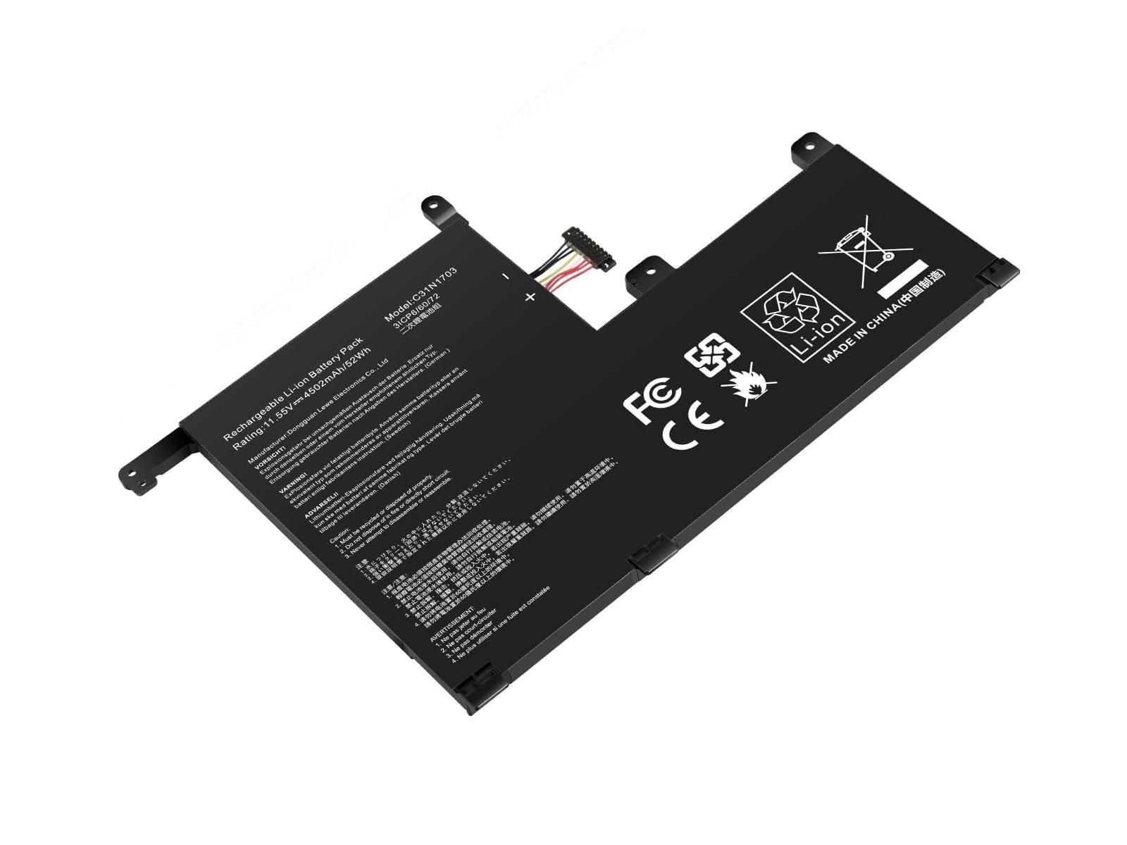 RETRO Asus C31N1703 Notebook Bataryası