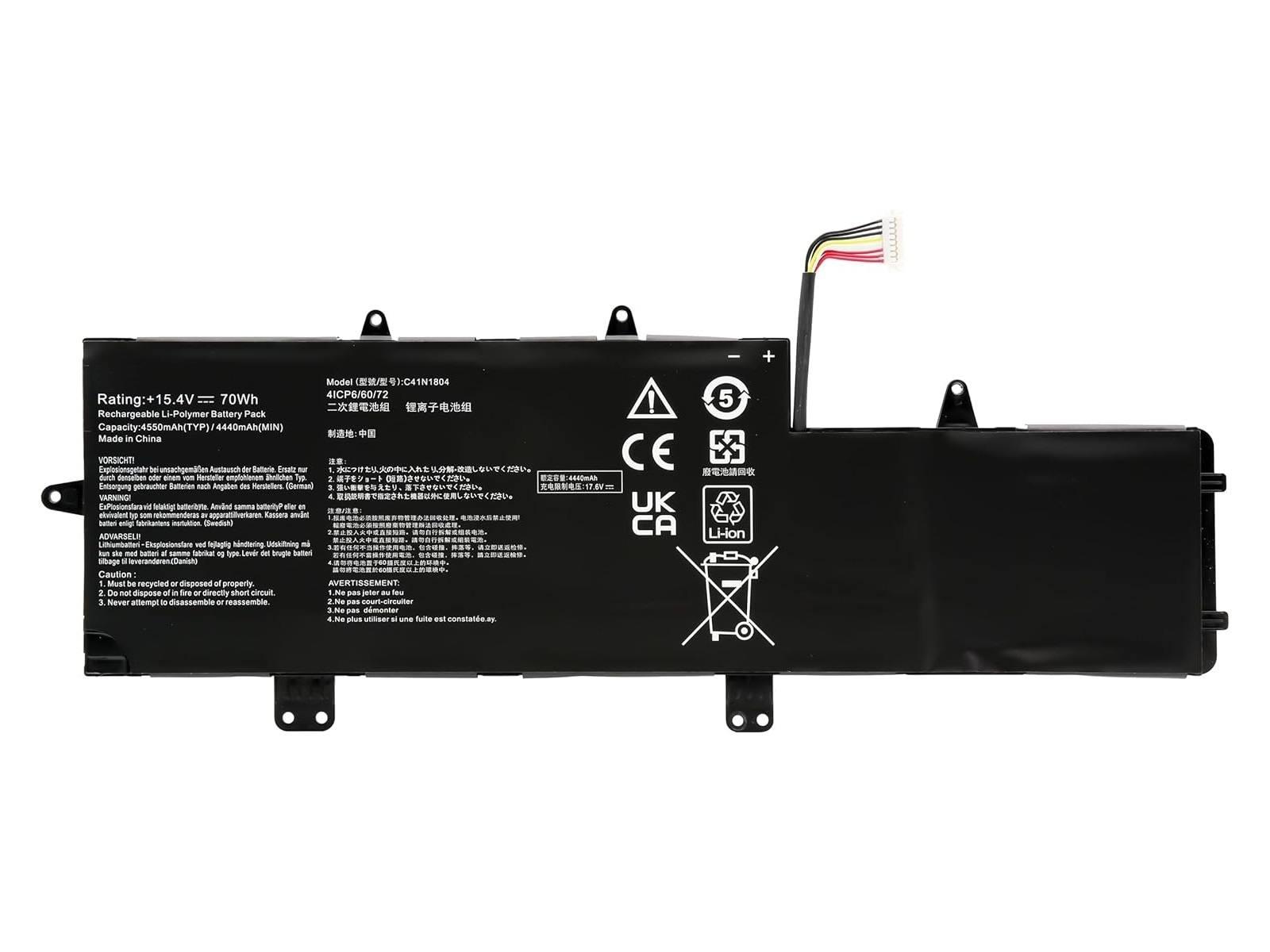 RETRO Asus C41N1804 Notebook Bataryası