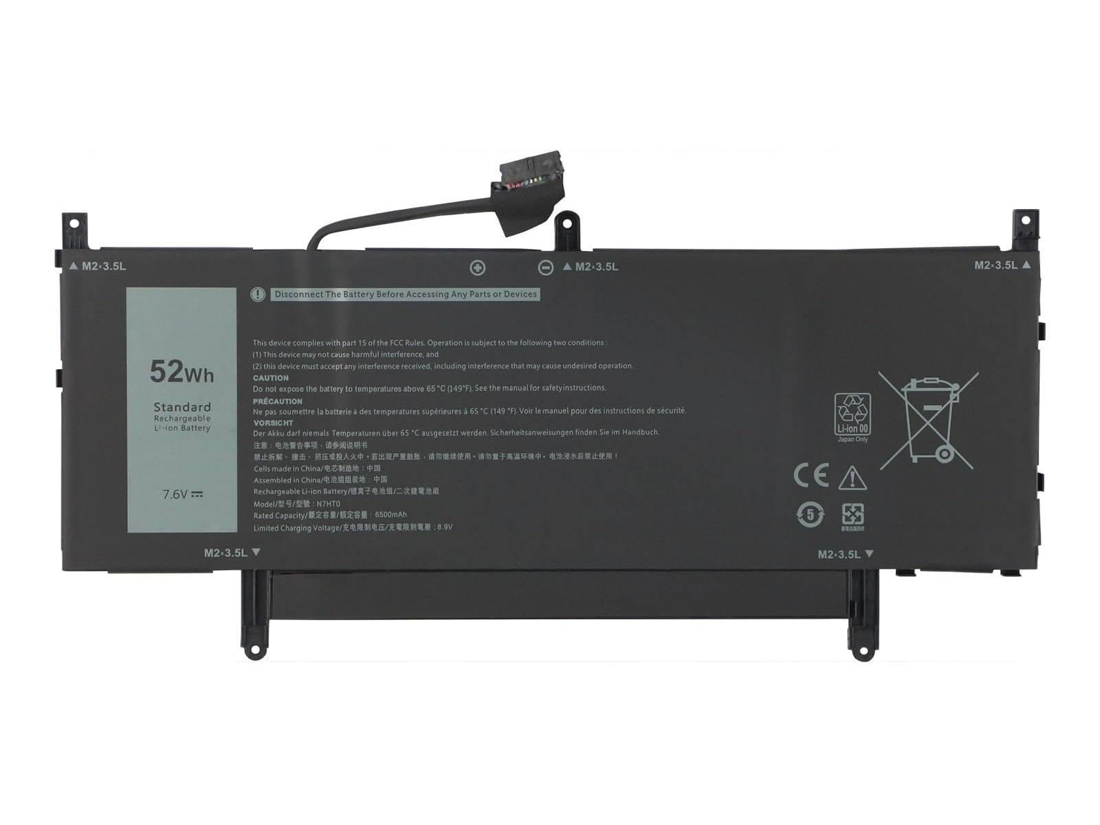 RETRO Dell Latitude 9510 Notebook Bataryası - Ver.1 - 4 Cell