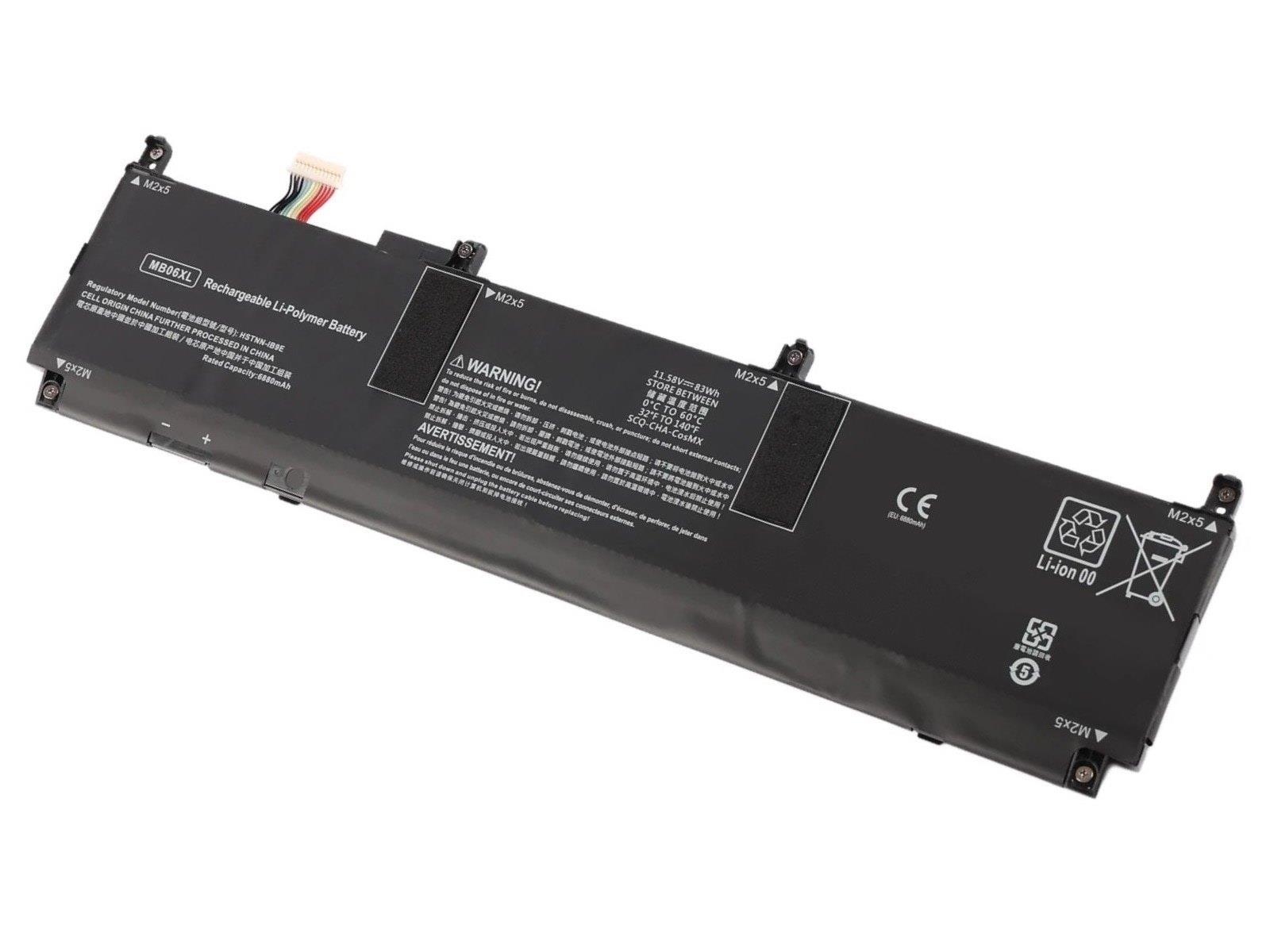 RETRO Hp ZBook Studio G7 Mobile Workstation, MB06XL Notebook Bataryası