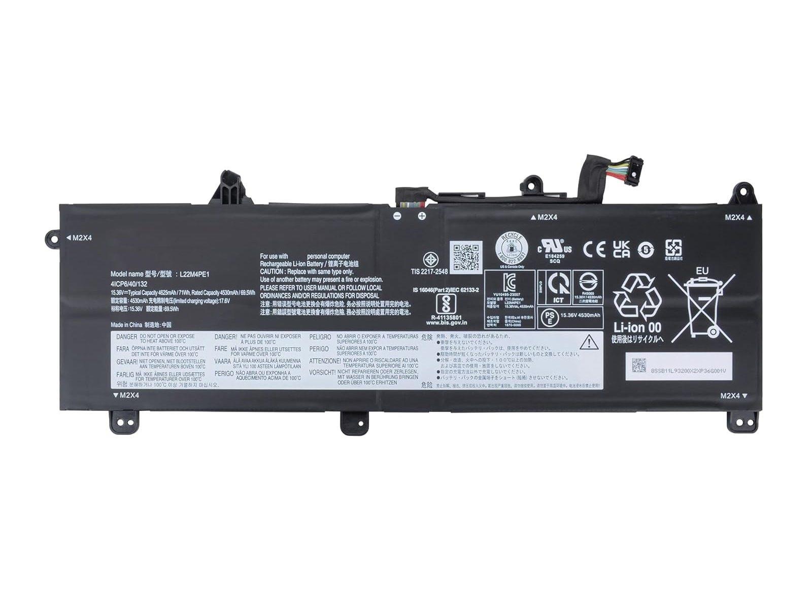 RETRO Lenovo L22M4PE1 Notebook Bataryası