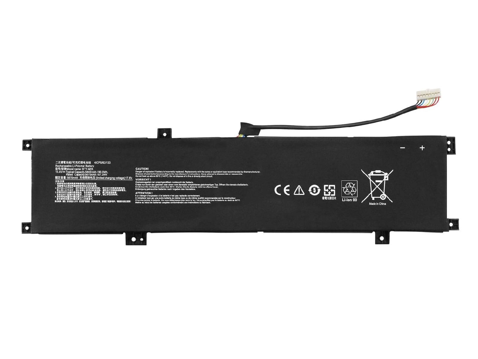 RETRO MSI BTY-M55 Notebook Bataryası