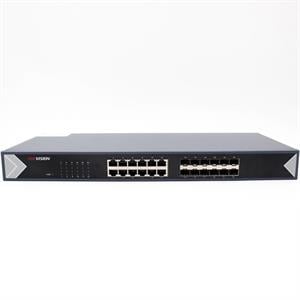 Hikvision DS-3E0524TF 24 Portlu 12 Port Rj45 12 Port Fiber Yönetilemez L2 Gigabit Switch