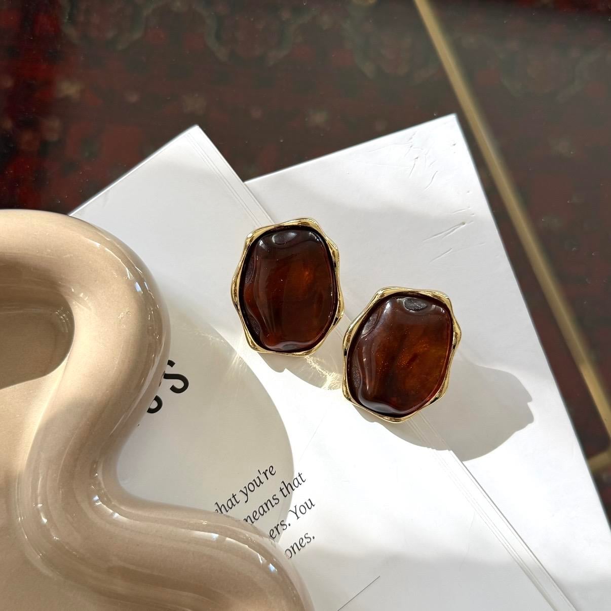 Akrilik Roselle Küpe