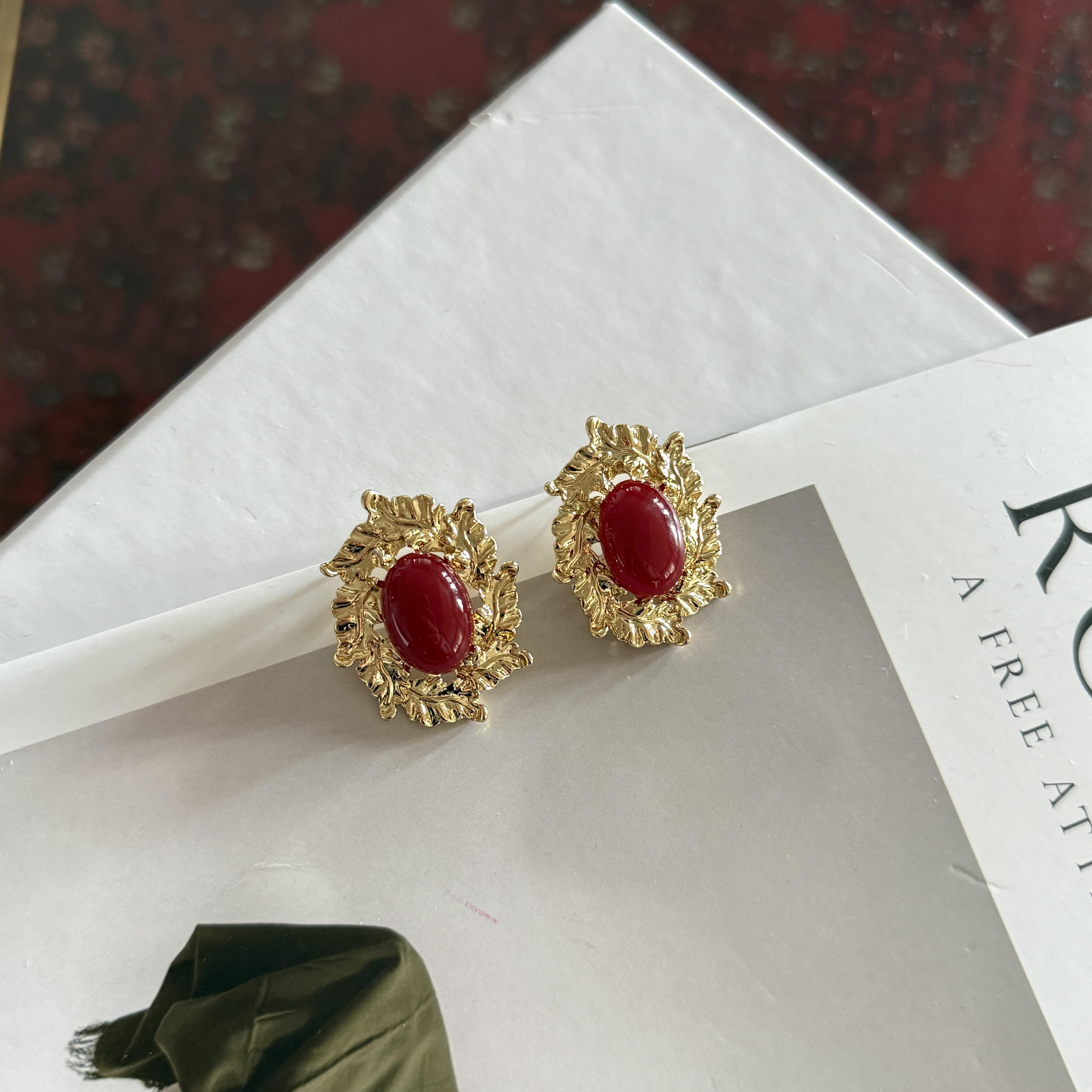Bordo Grace Küpe