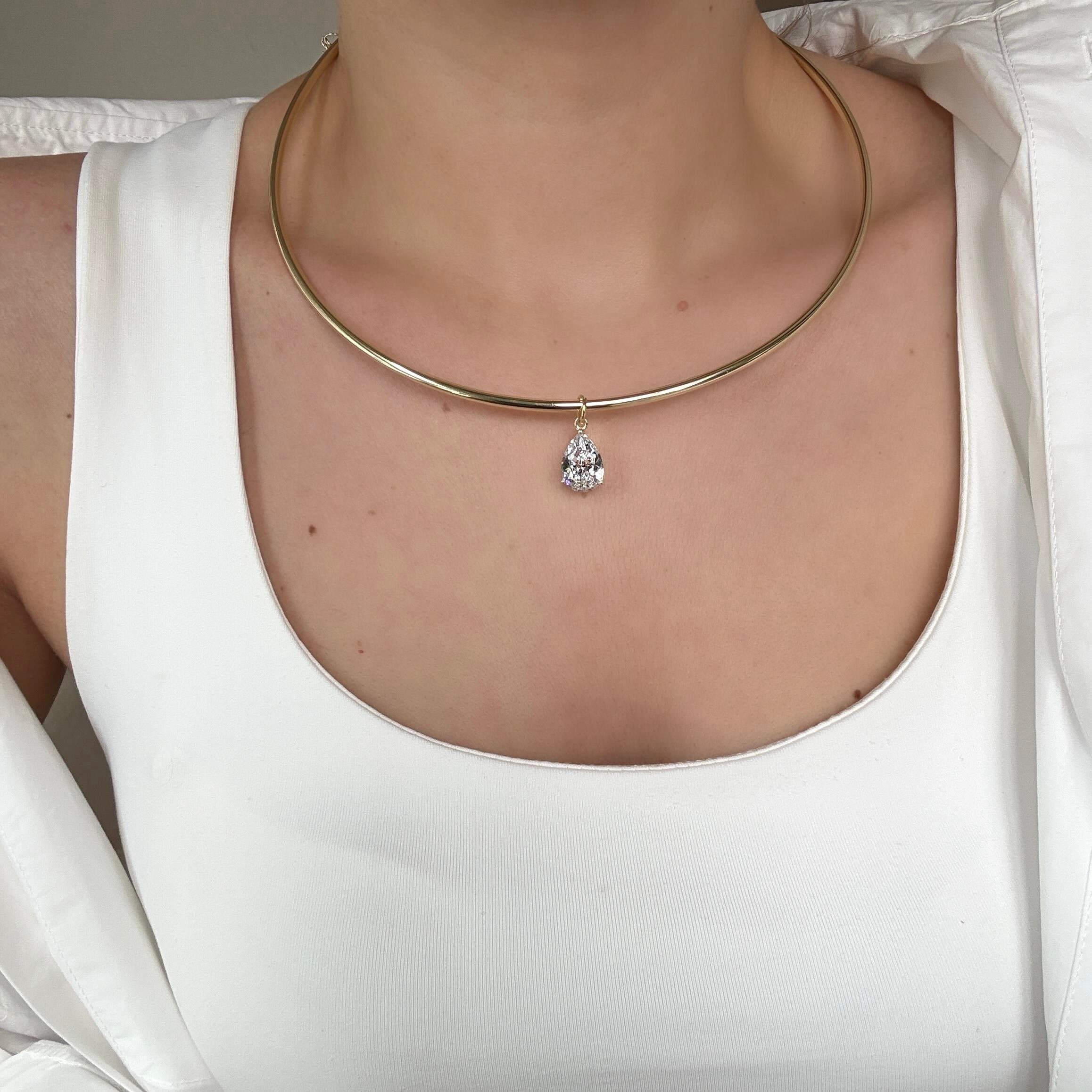 Damla Taş Choker Kolye