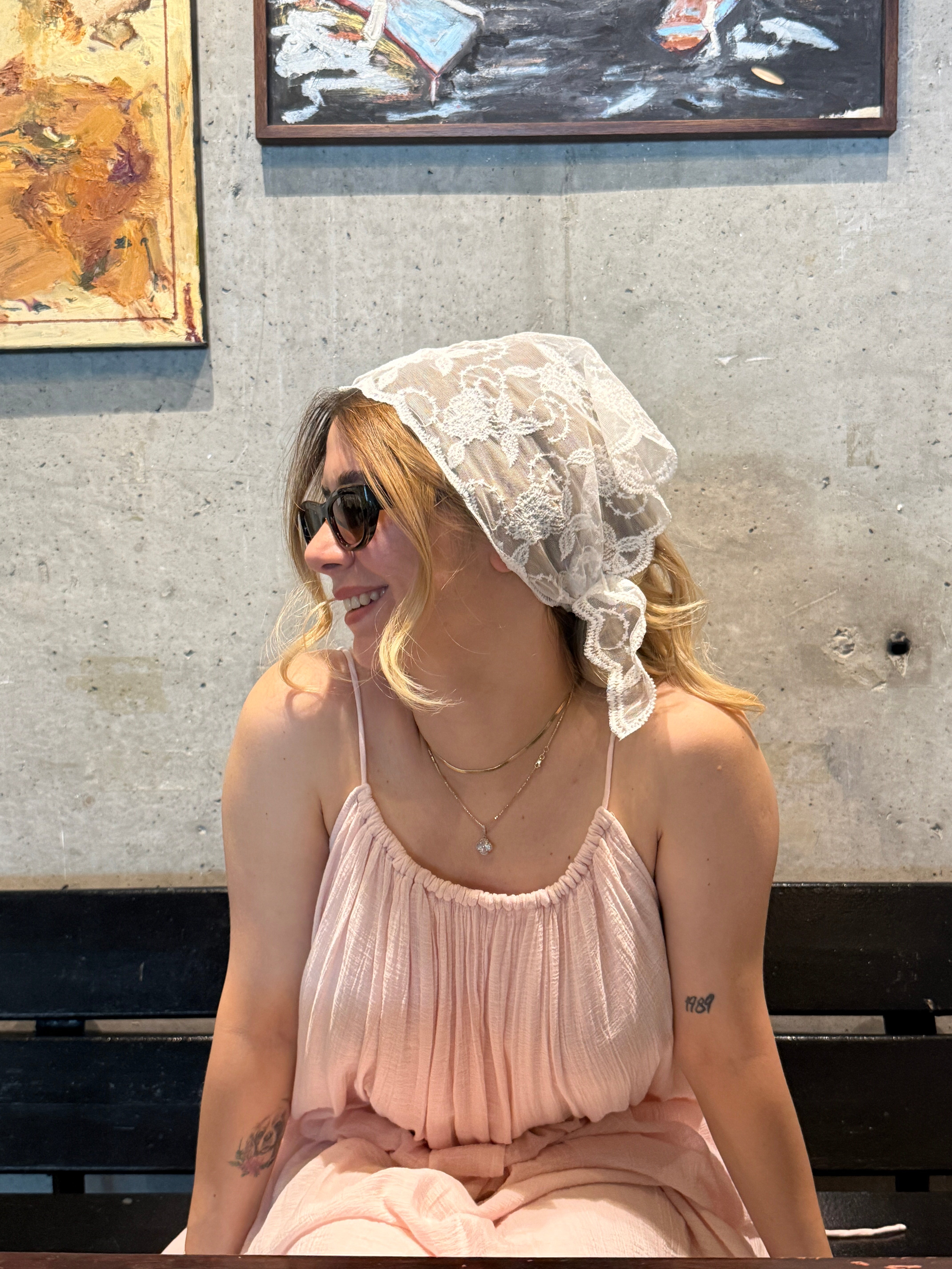 Dantel Bandana&Şal 90cm