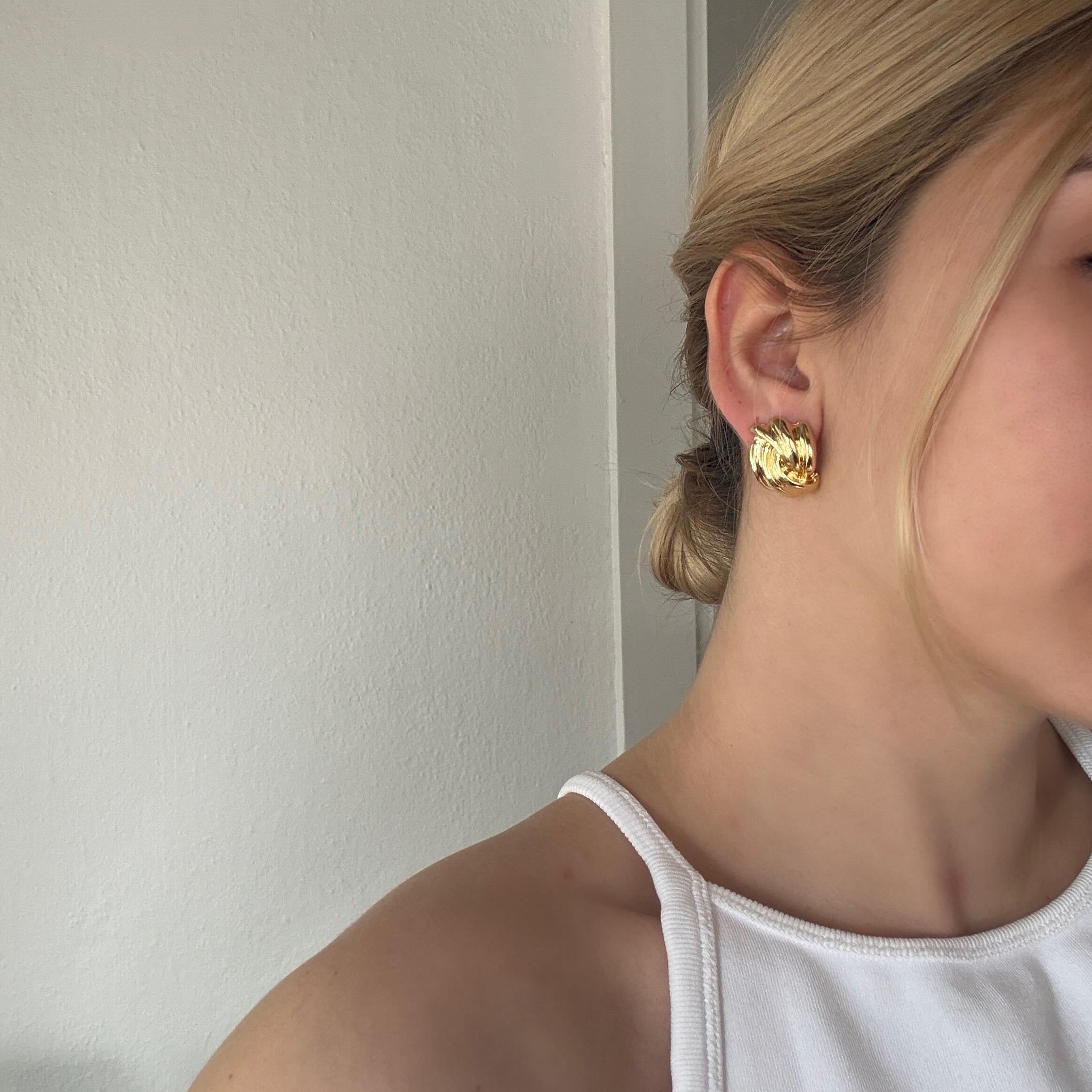 Gold Bellune Küpe