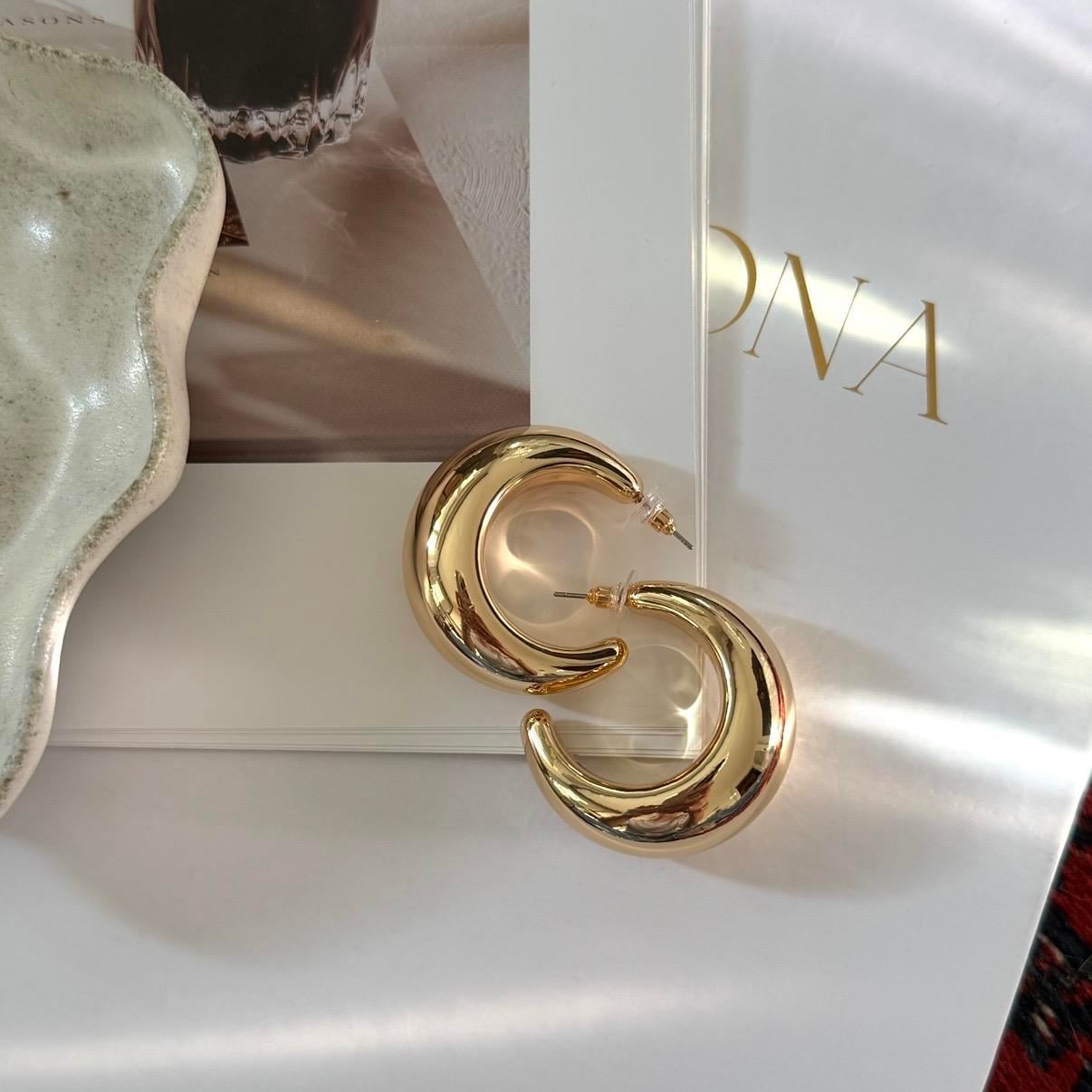 Gold Celeste Küpe
