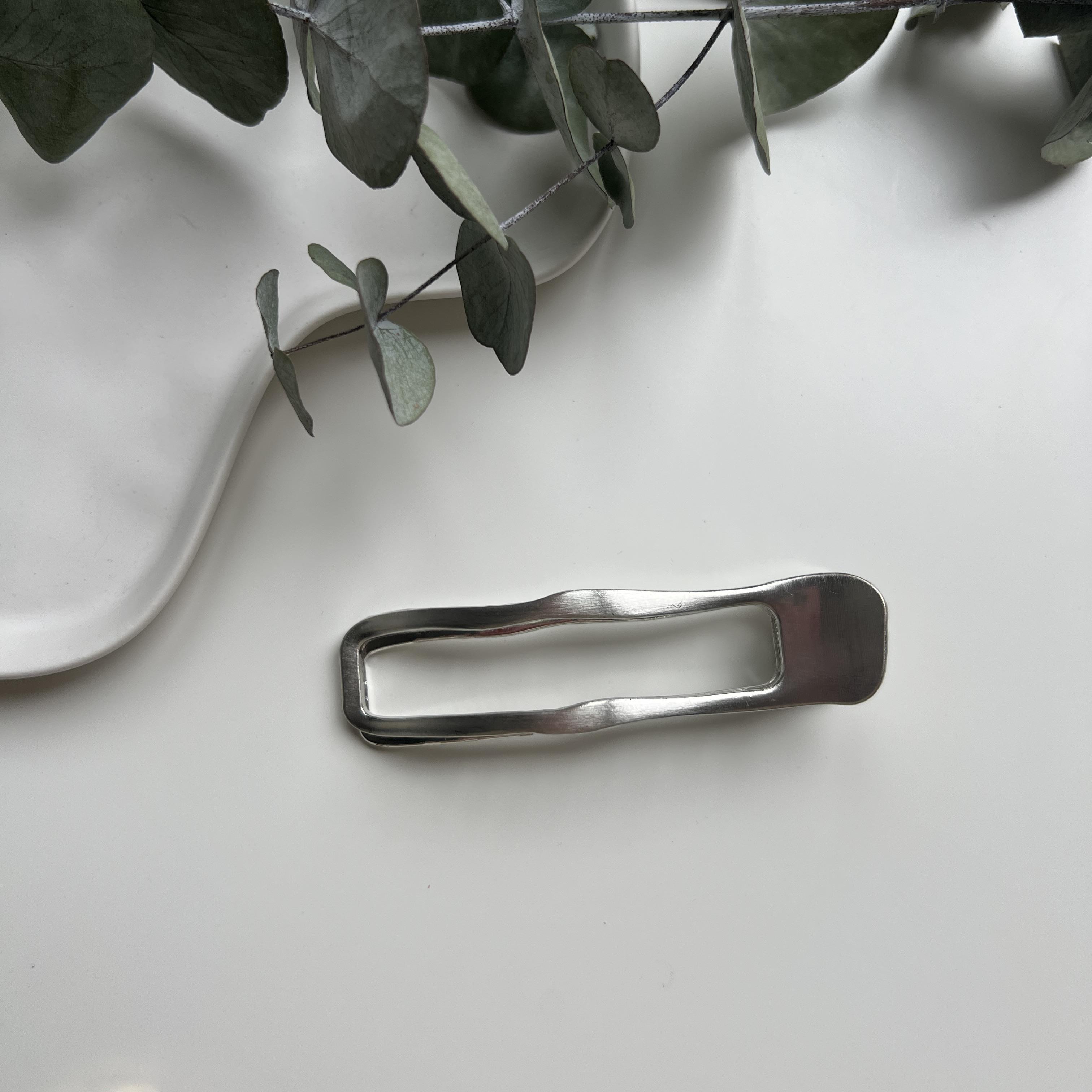 Silver Dalgalı Toka