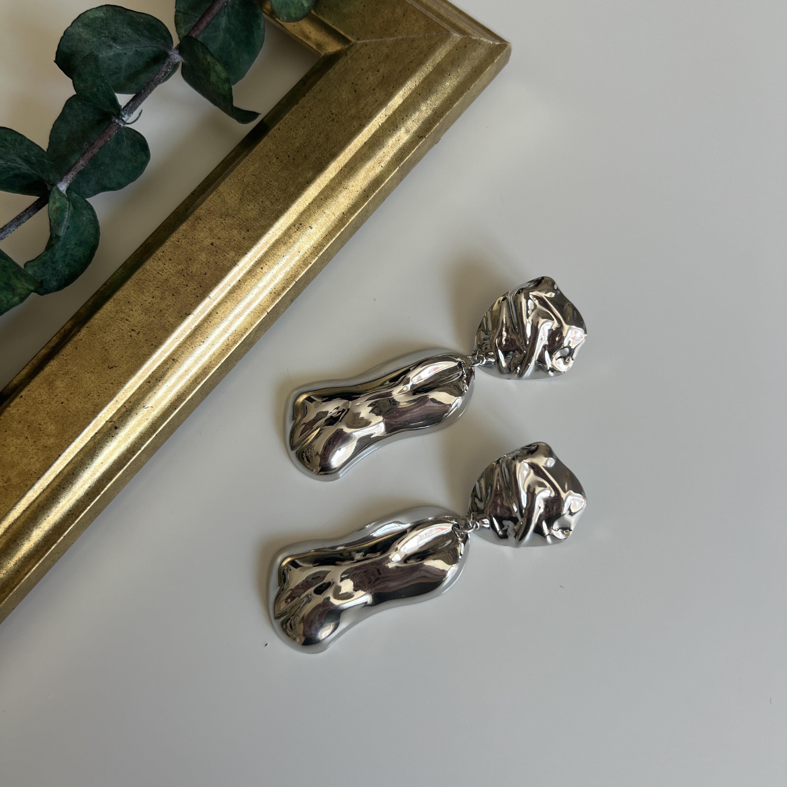 Silver Ezme Küpe
