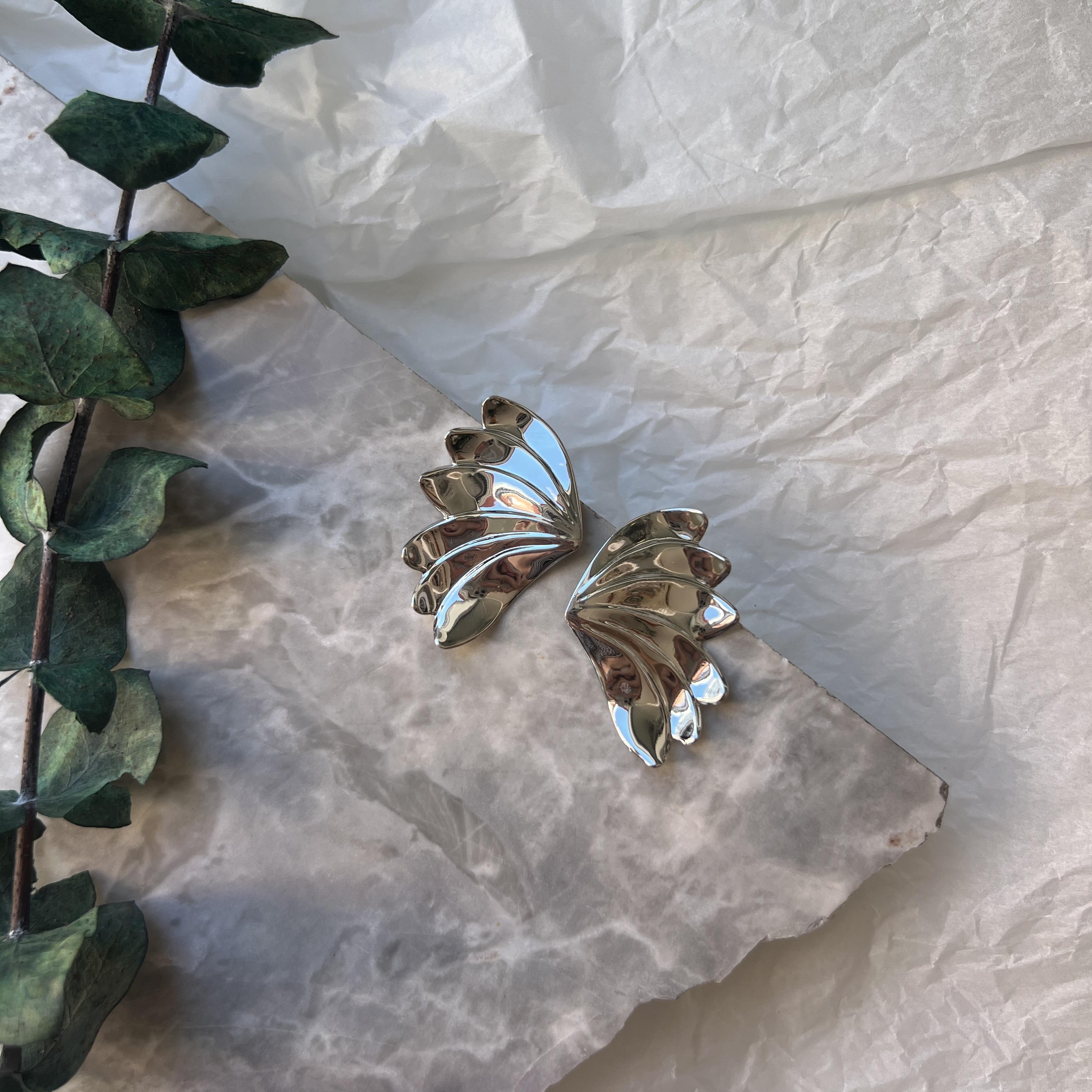 Silver Kanat Küpe
