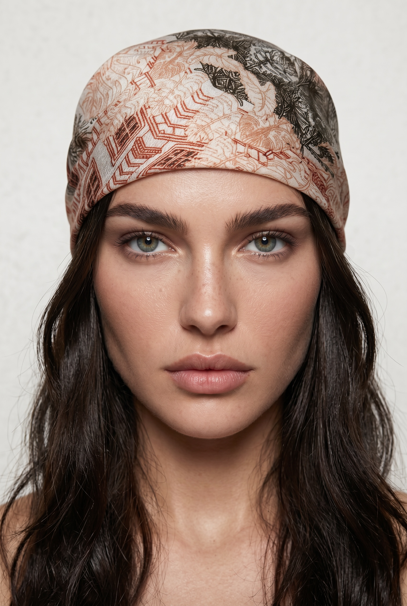 Soft Palmiyeli Şal&Fular&Bandana 70X70