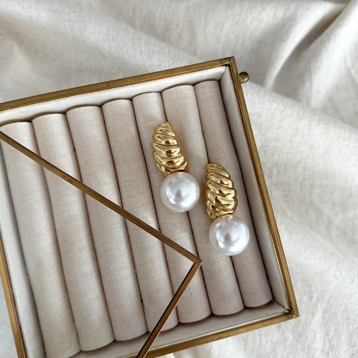 Vintage Pearl Küpe