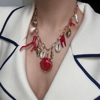 Deniz Kabuklu Charm Kolye