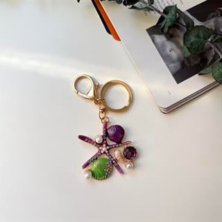 Deniz Yıldızı&Kabuğu Çanta Aksesuarı&Anahtarlık