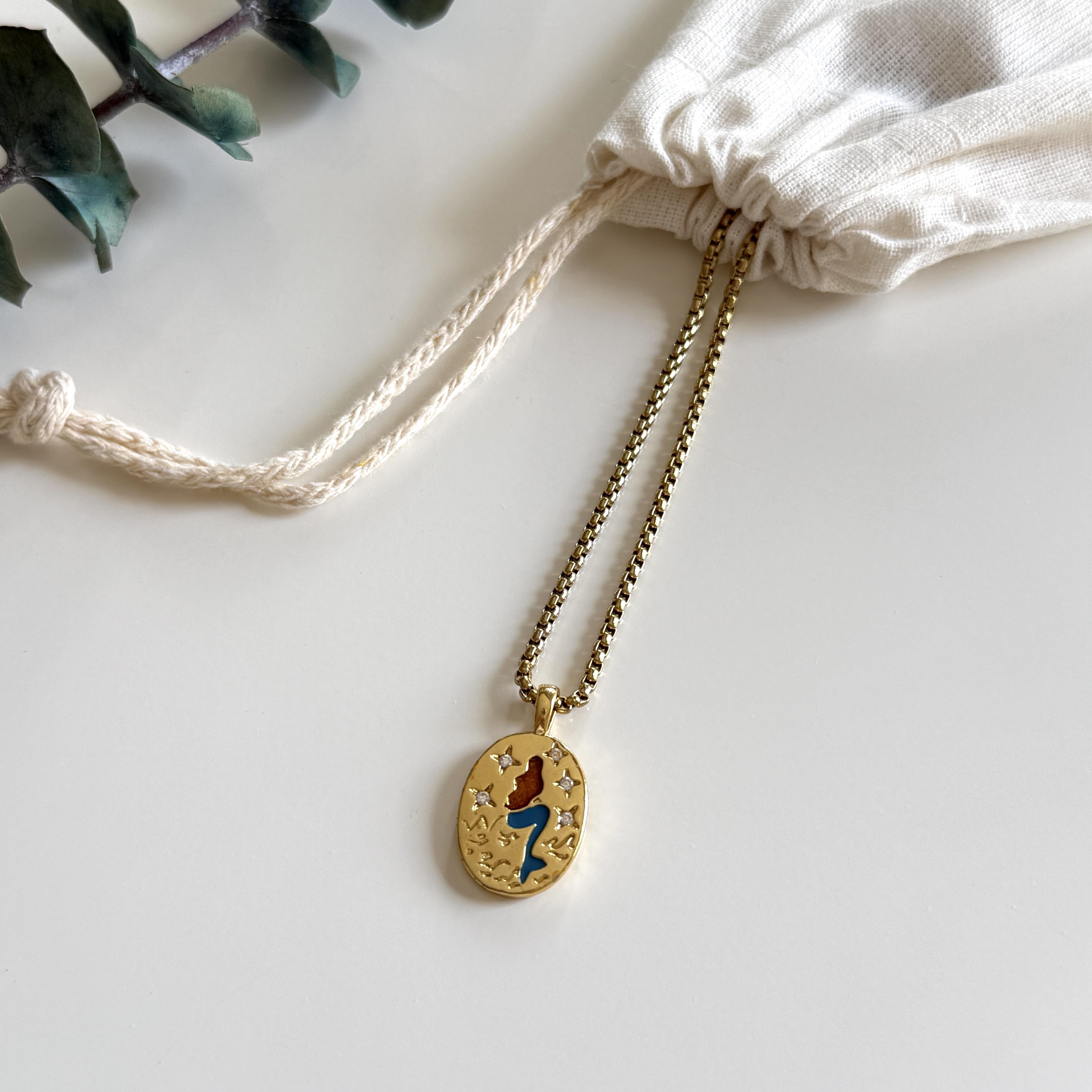 Çelik Tarot Deniz Kızı Kolye