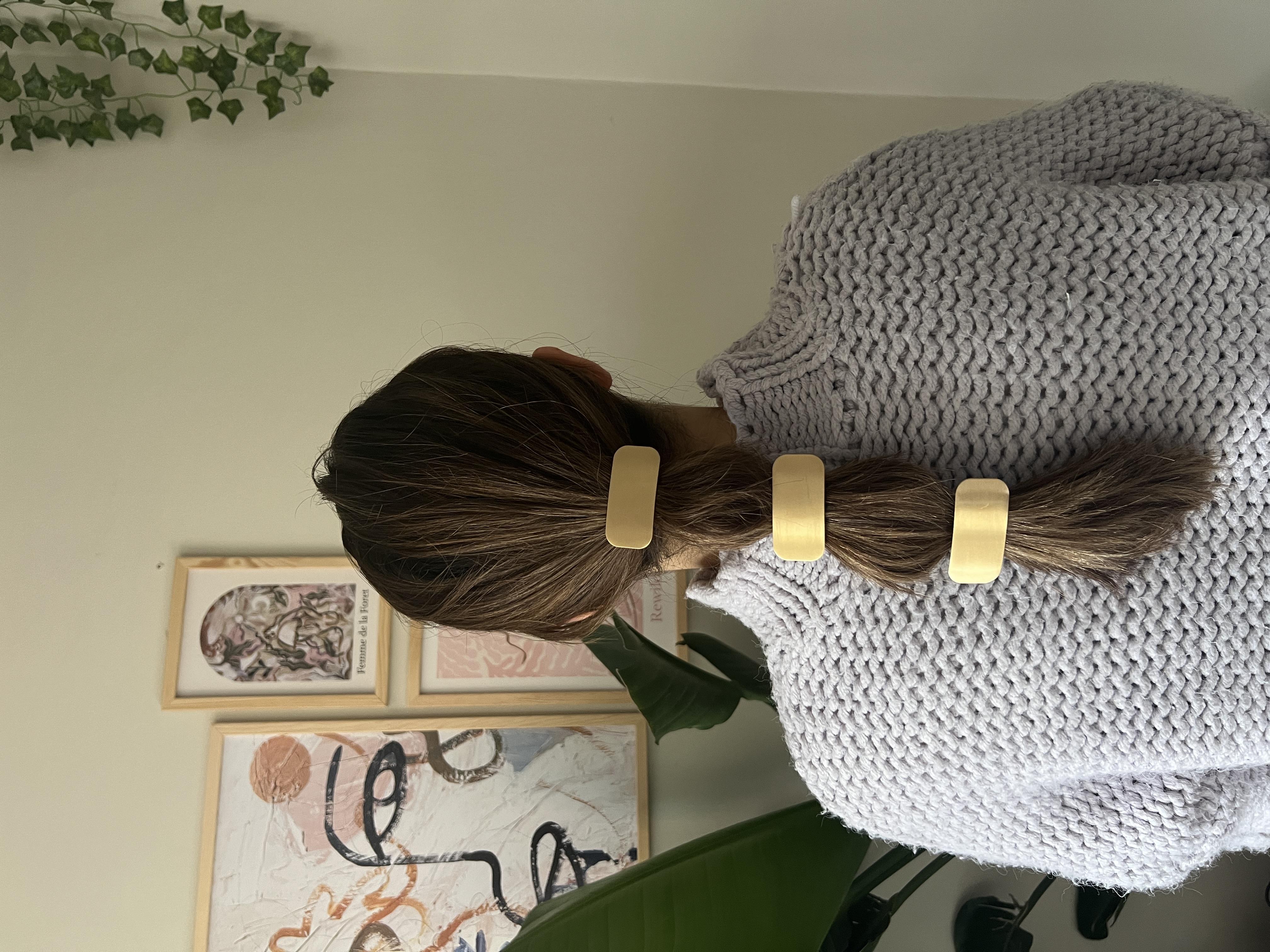 Gold Dikdörtgen Plaka Lastik Toka