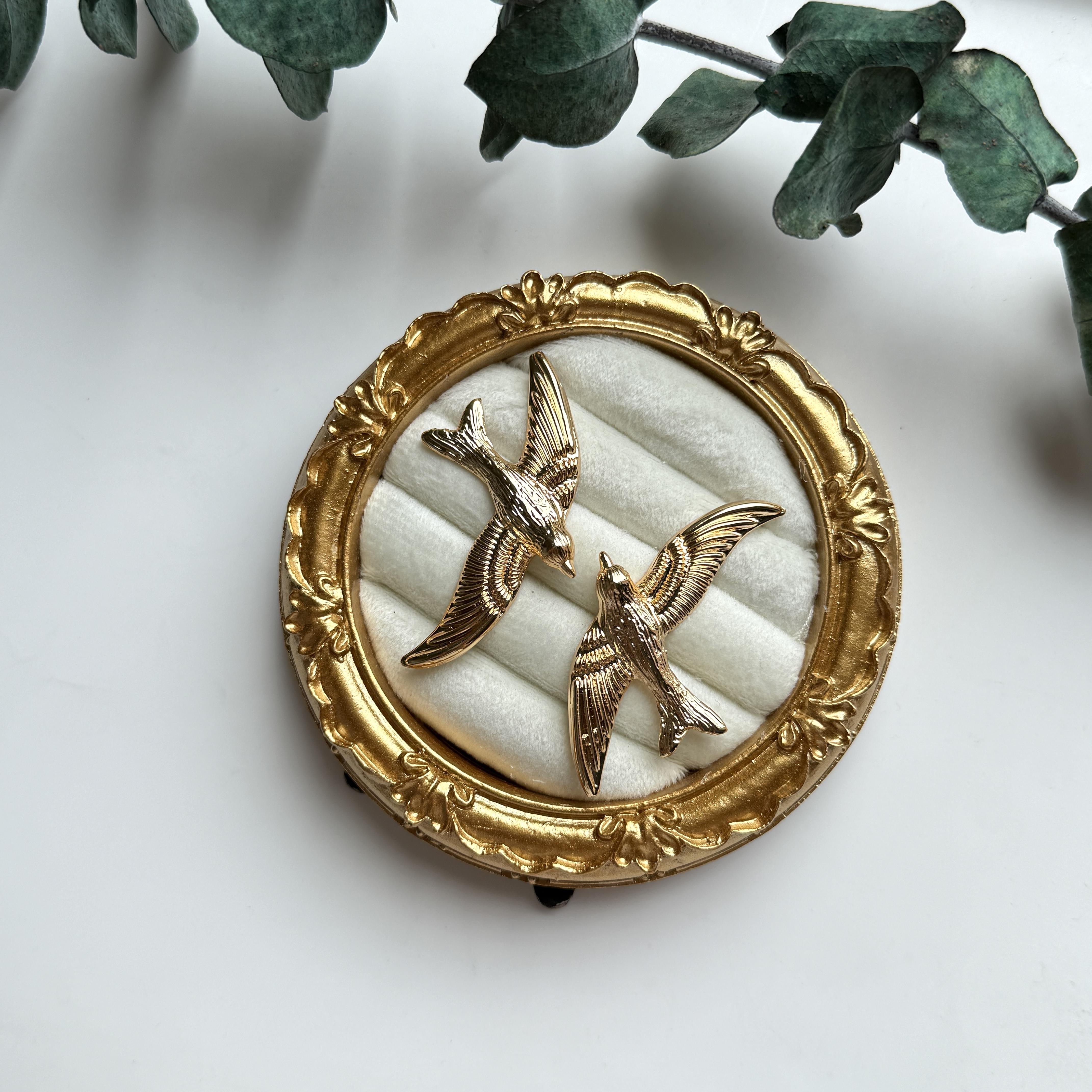 Gold Kırlangıç Küpe