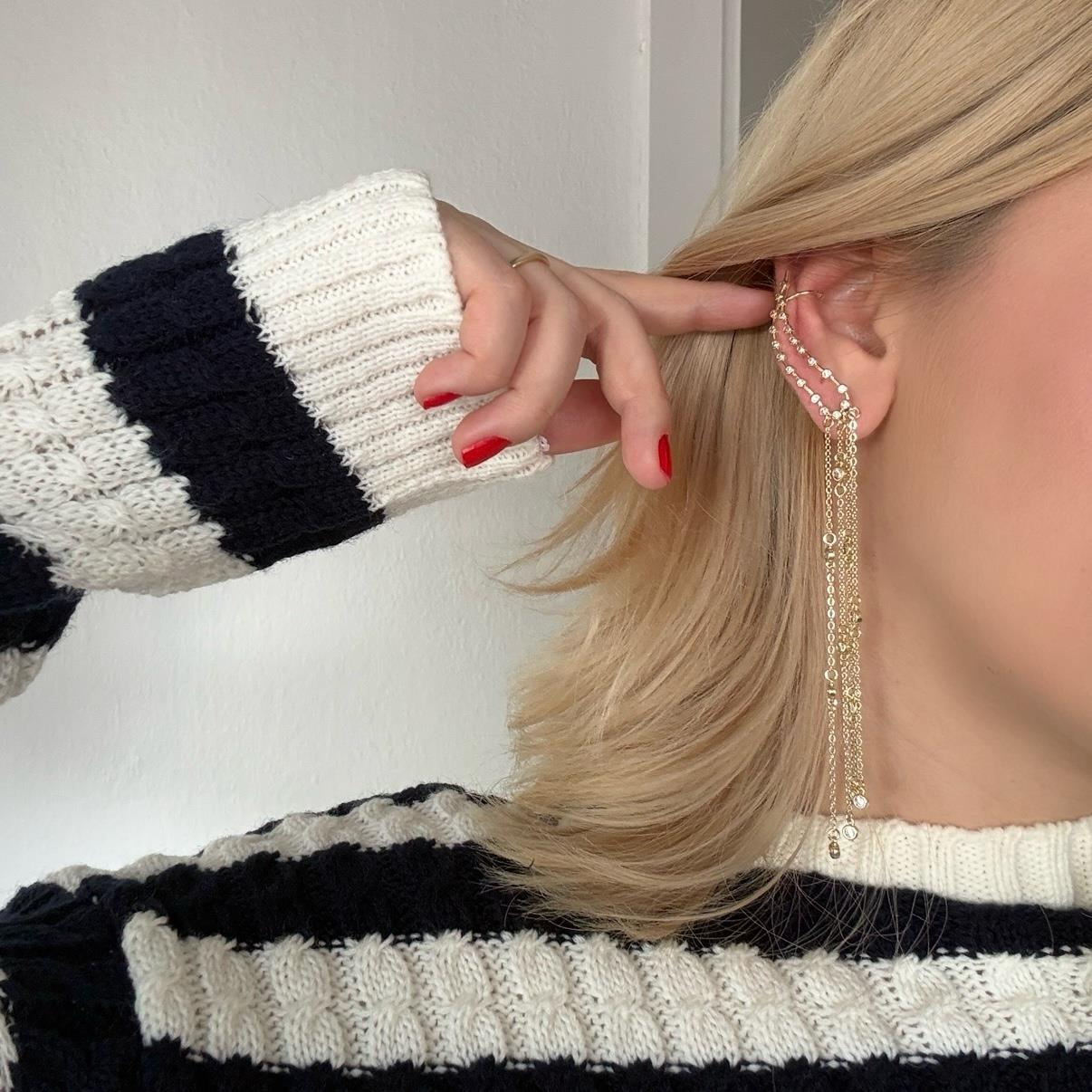 Gold Mystara Earcuff