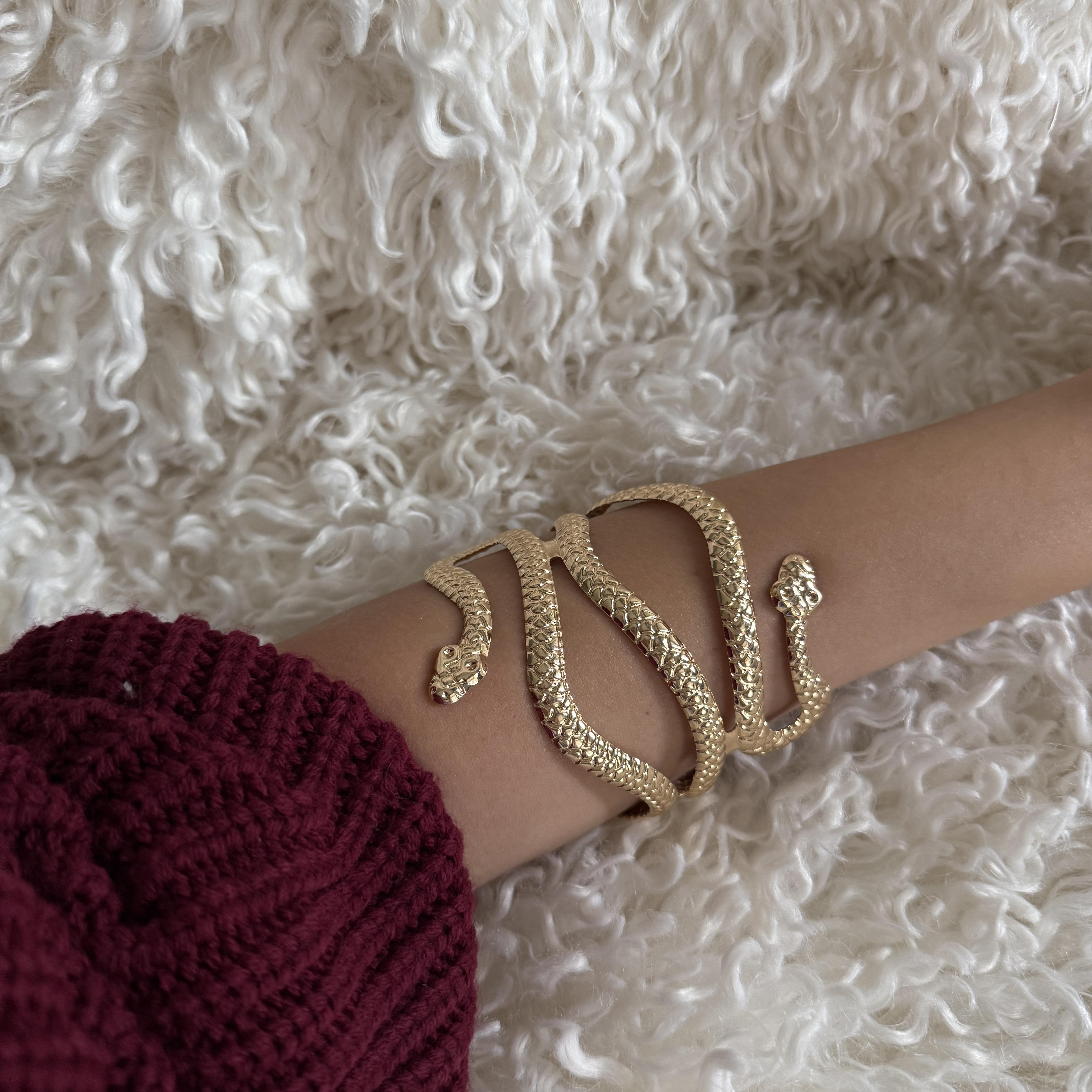 Gold Yılan Bileklik