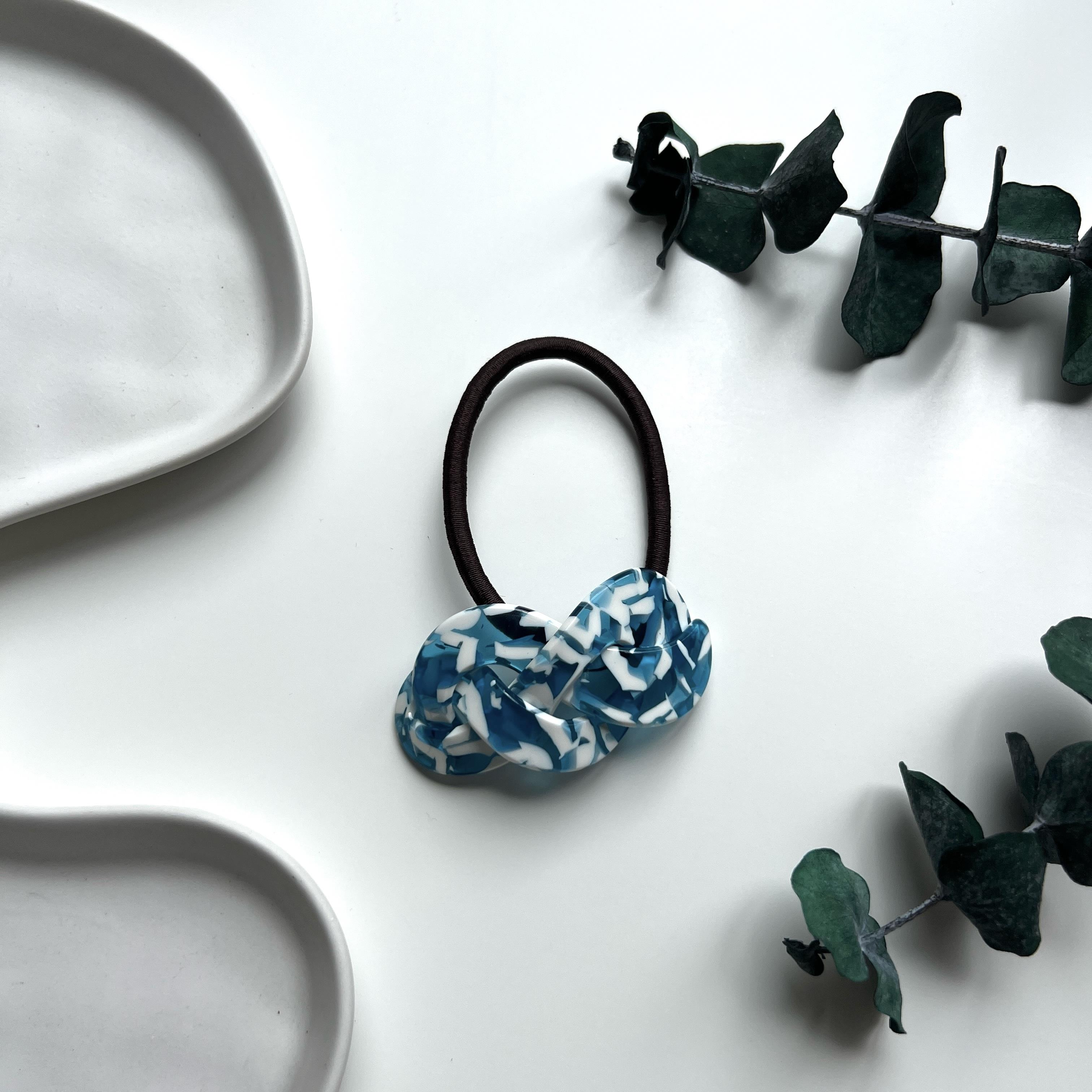 Kemik Mavi Düğüm Toka