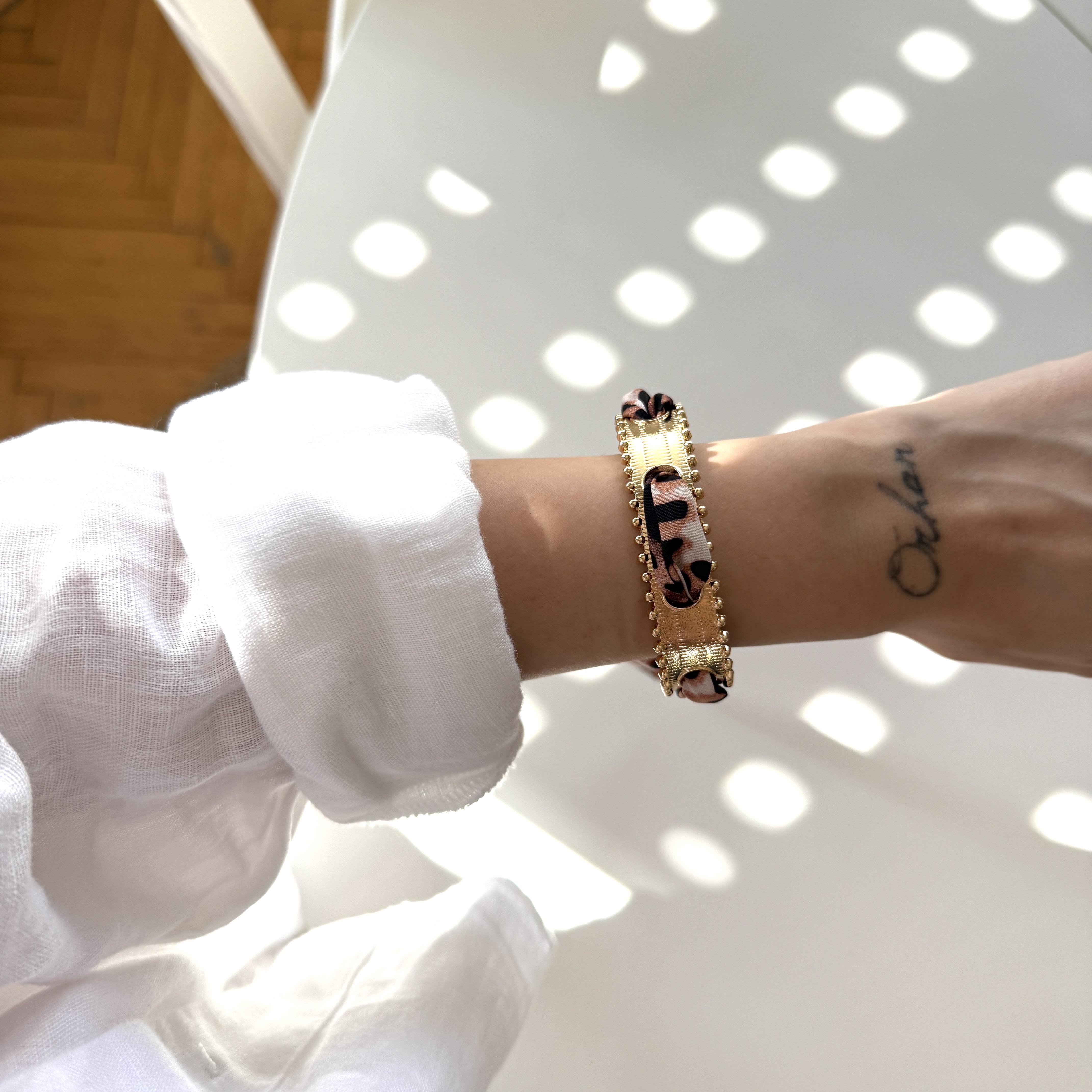 Leopar Fular Bilezik