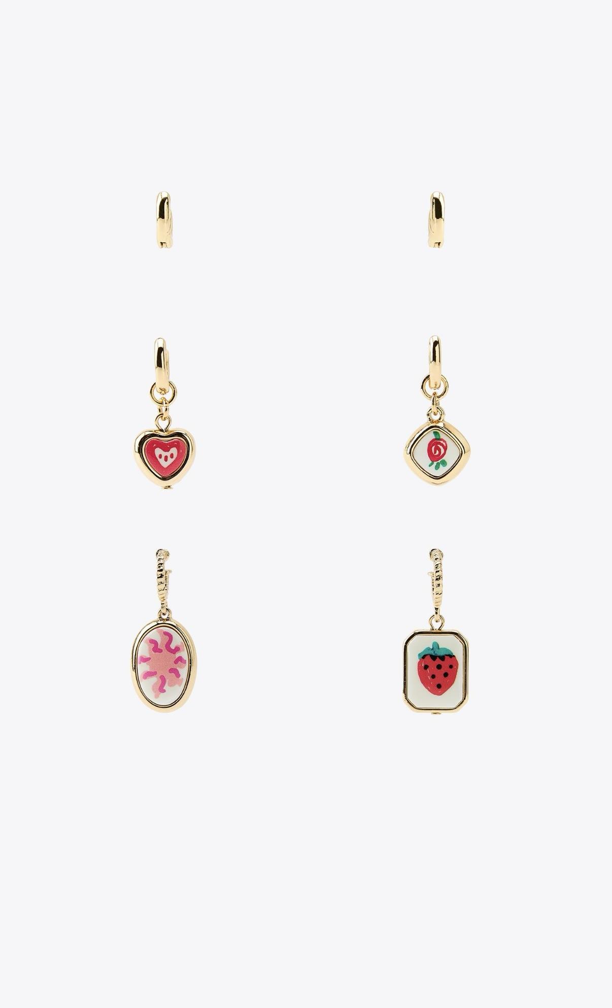 Marka 6lı Charm Küpe