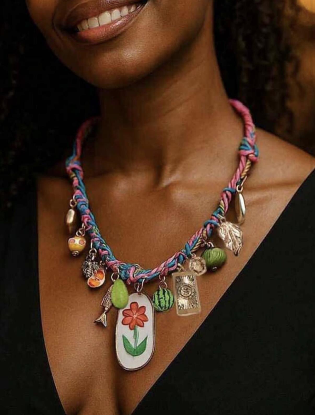 Marka Seramik Charm Kolye