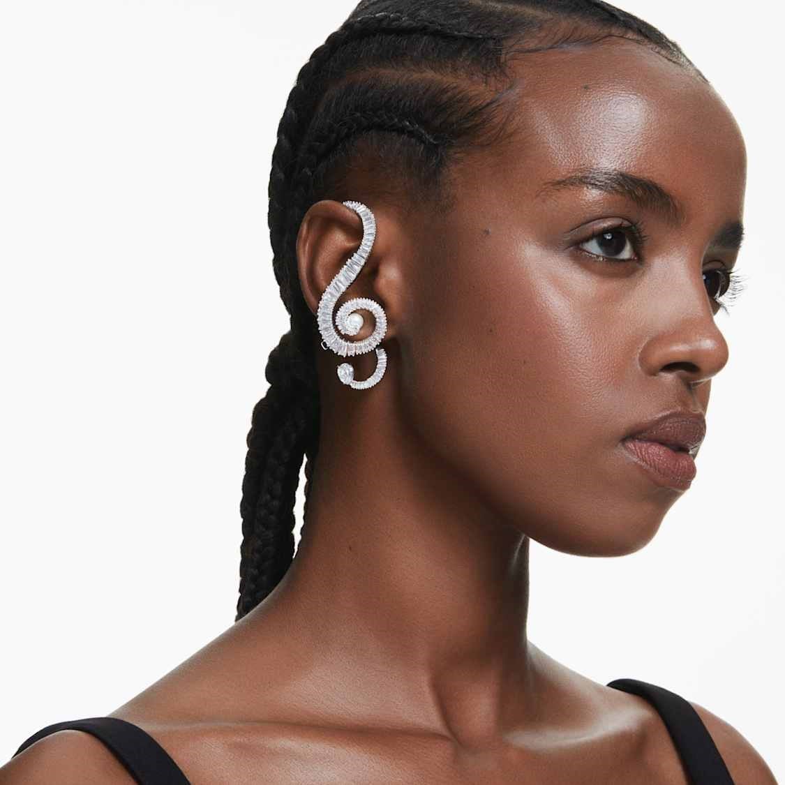 Marka Silver Sol Anahtarı Earcuff Sağ