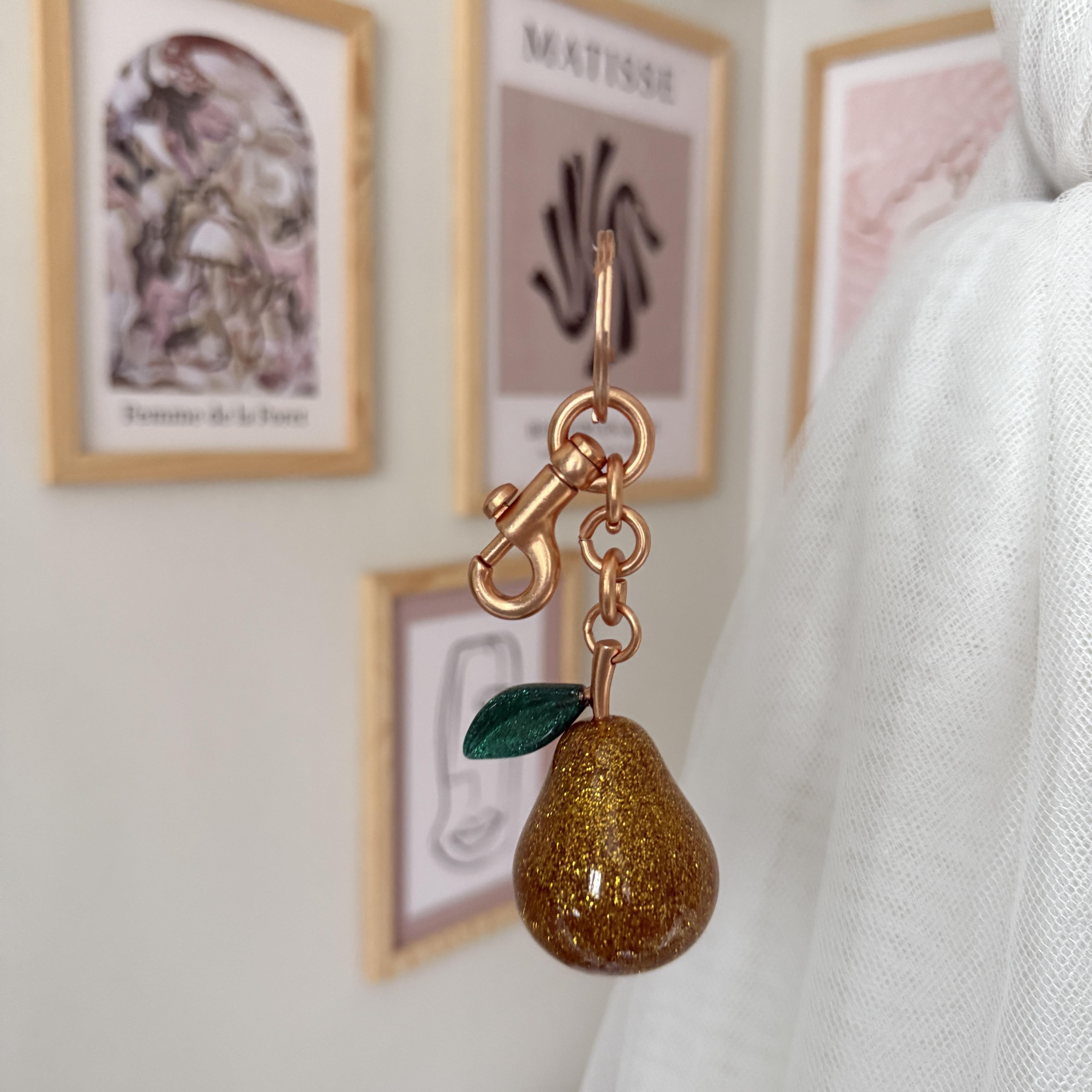 Sarı Armut Çanta Aksesuarı&Anahtarlık