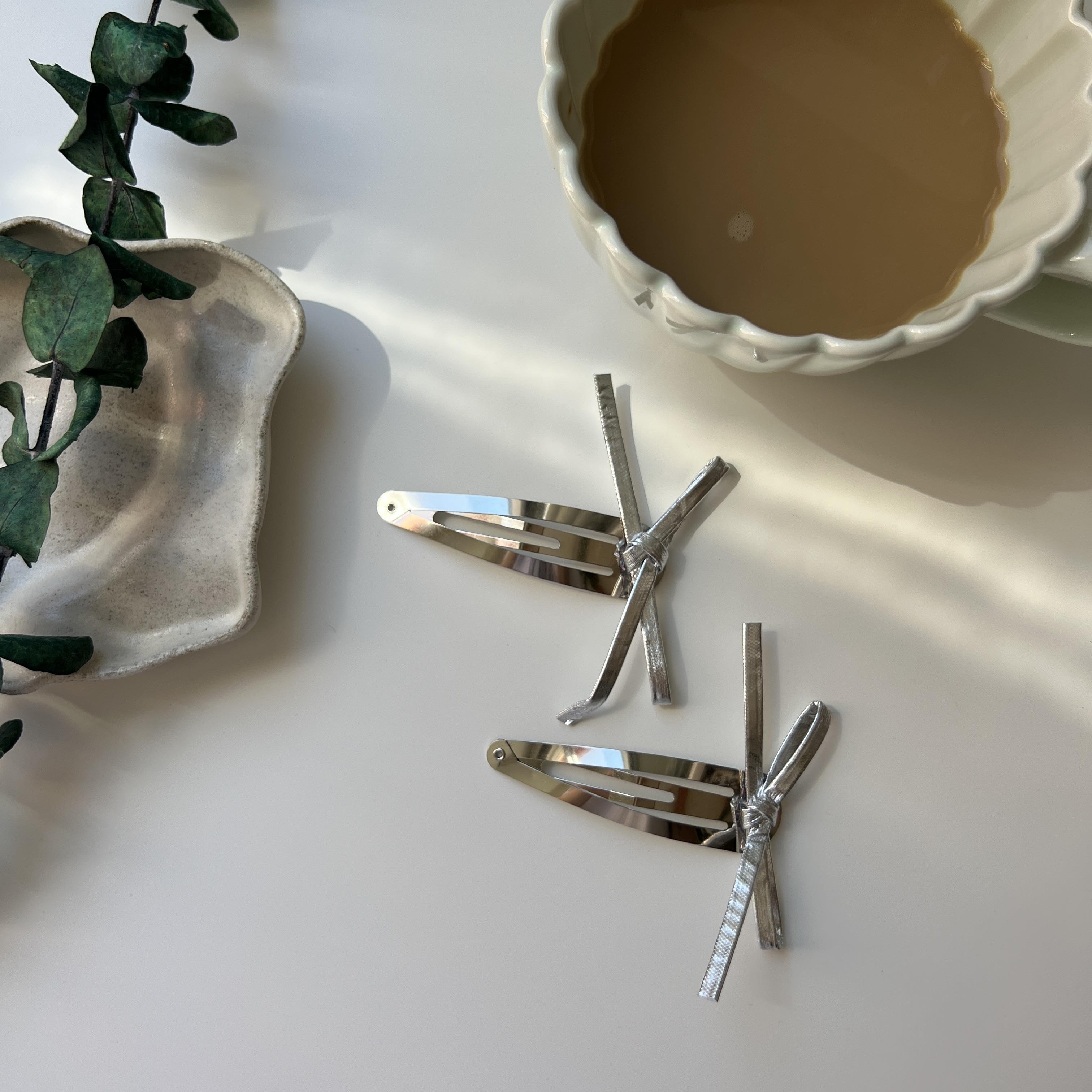 Silver 2li Metalik Çıtçıt Fiyonk Toka