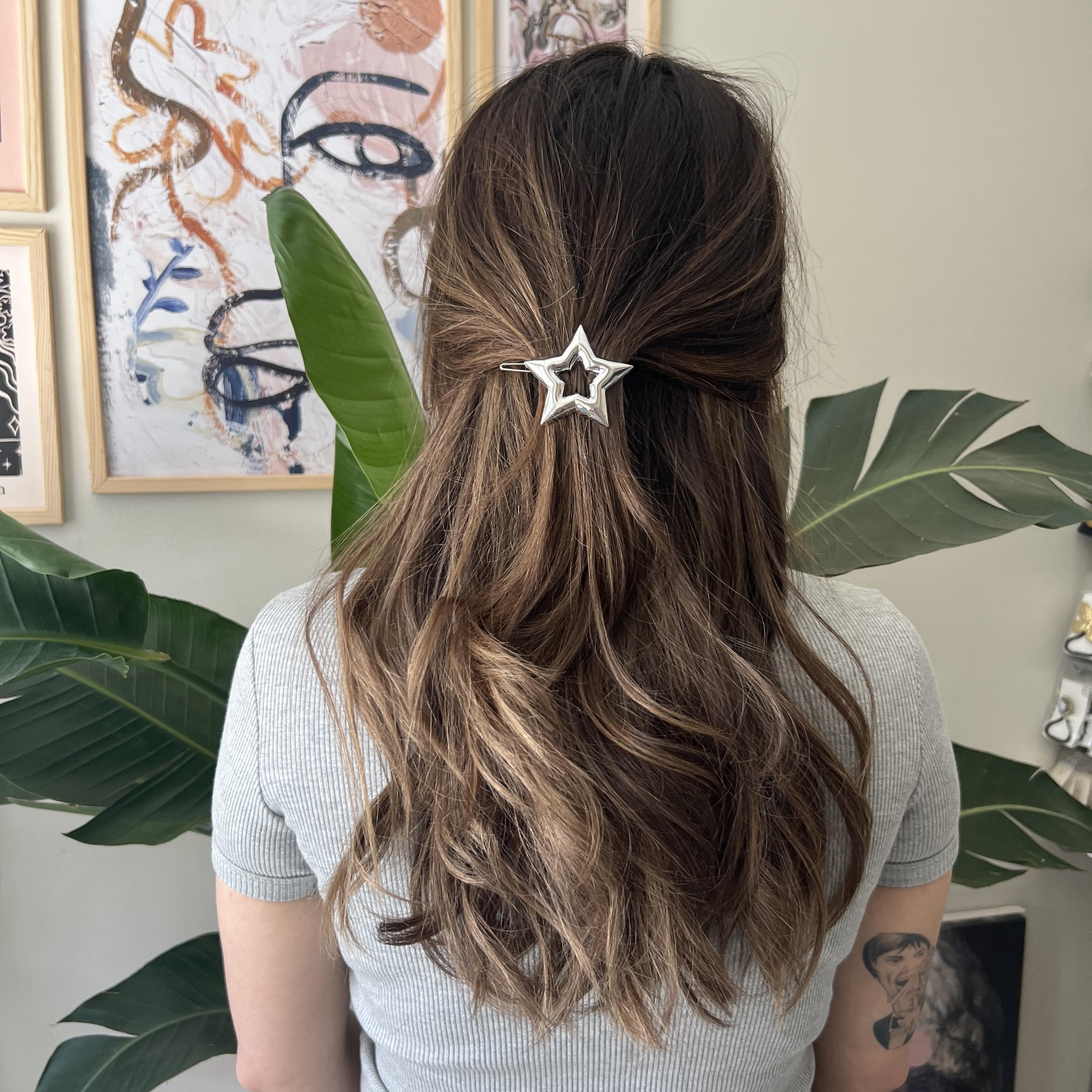 Silver Bombe Yıldız Toka