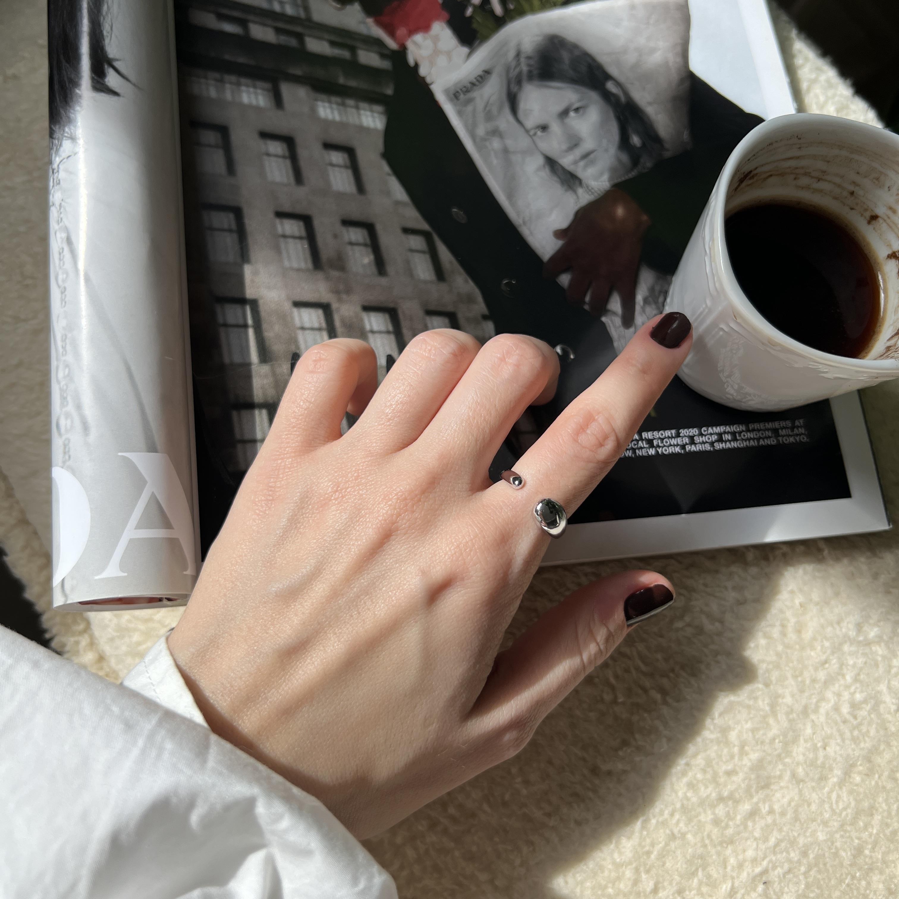 Silver Bombe Yüzük