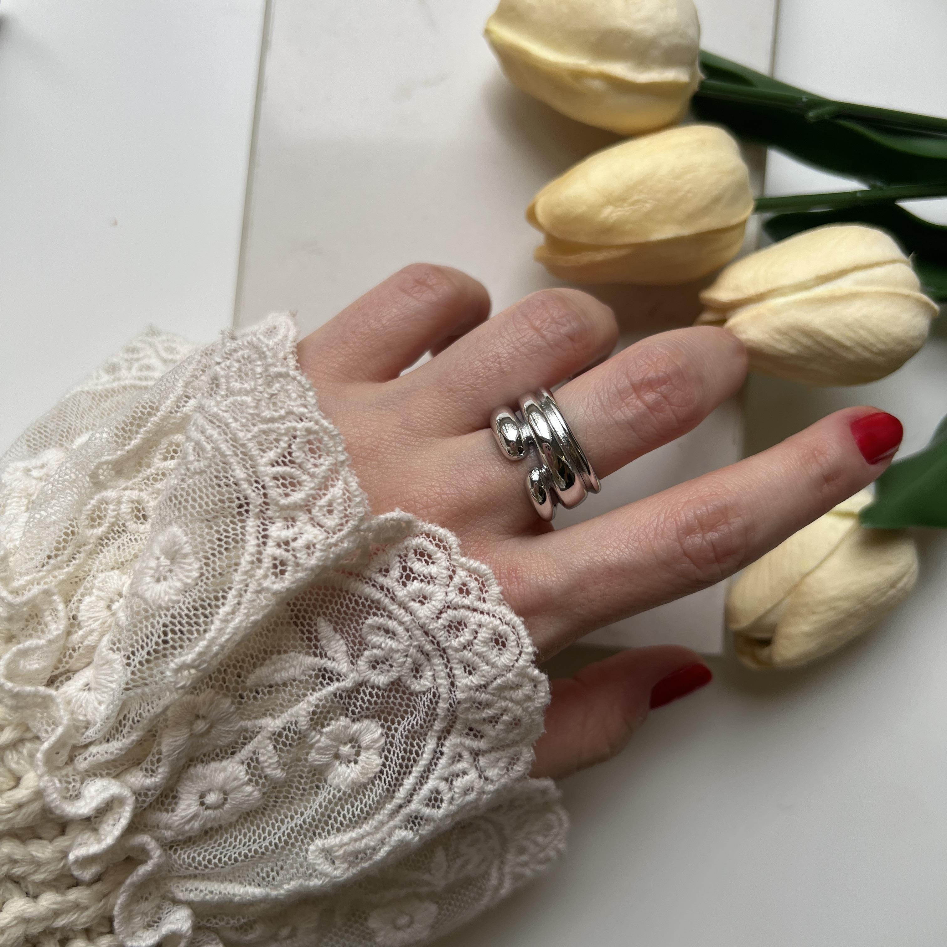 Silver Bombeli Yüzük