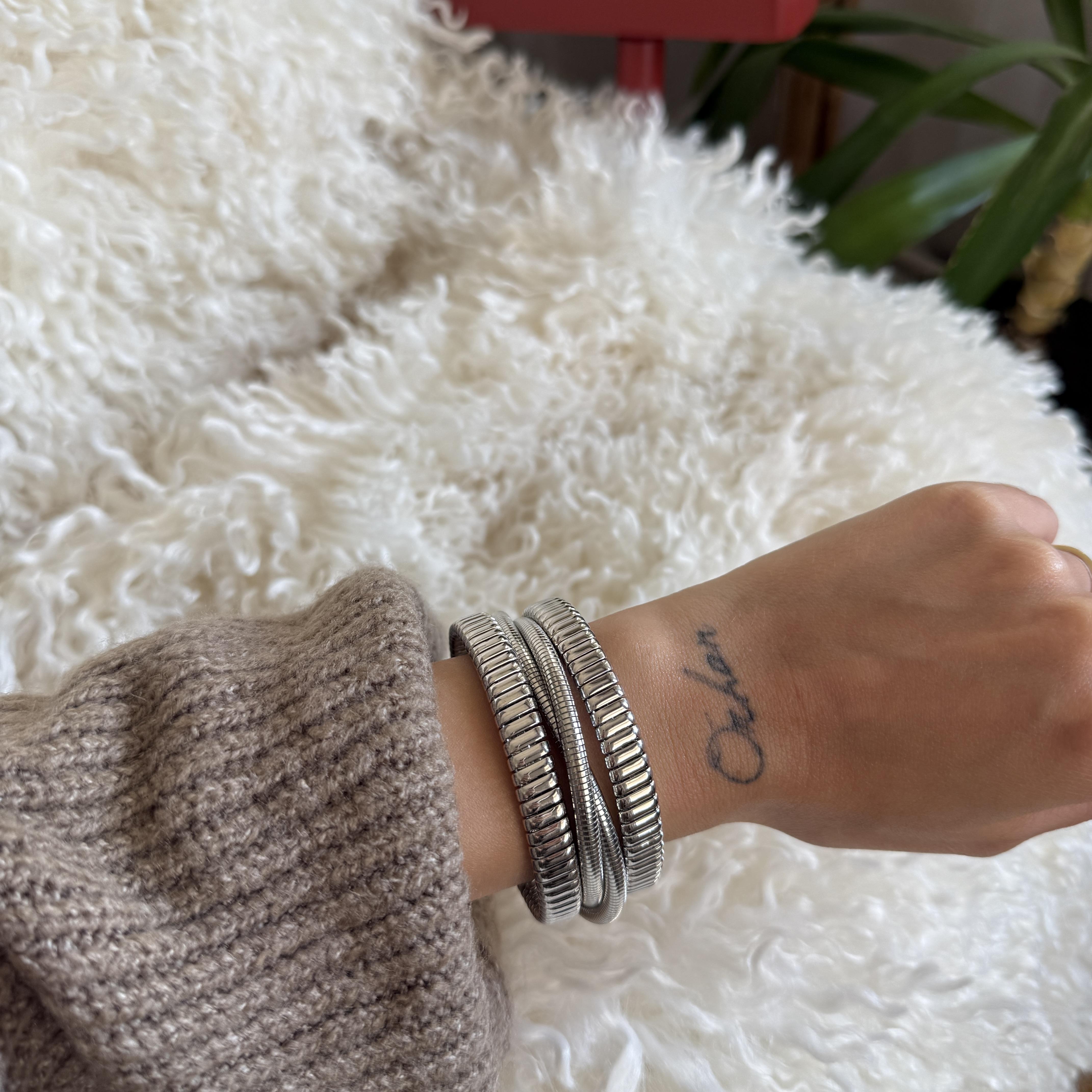 Silver Kalın Bileklik