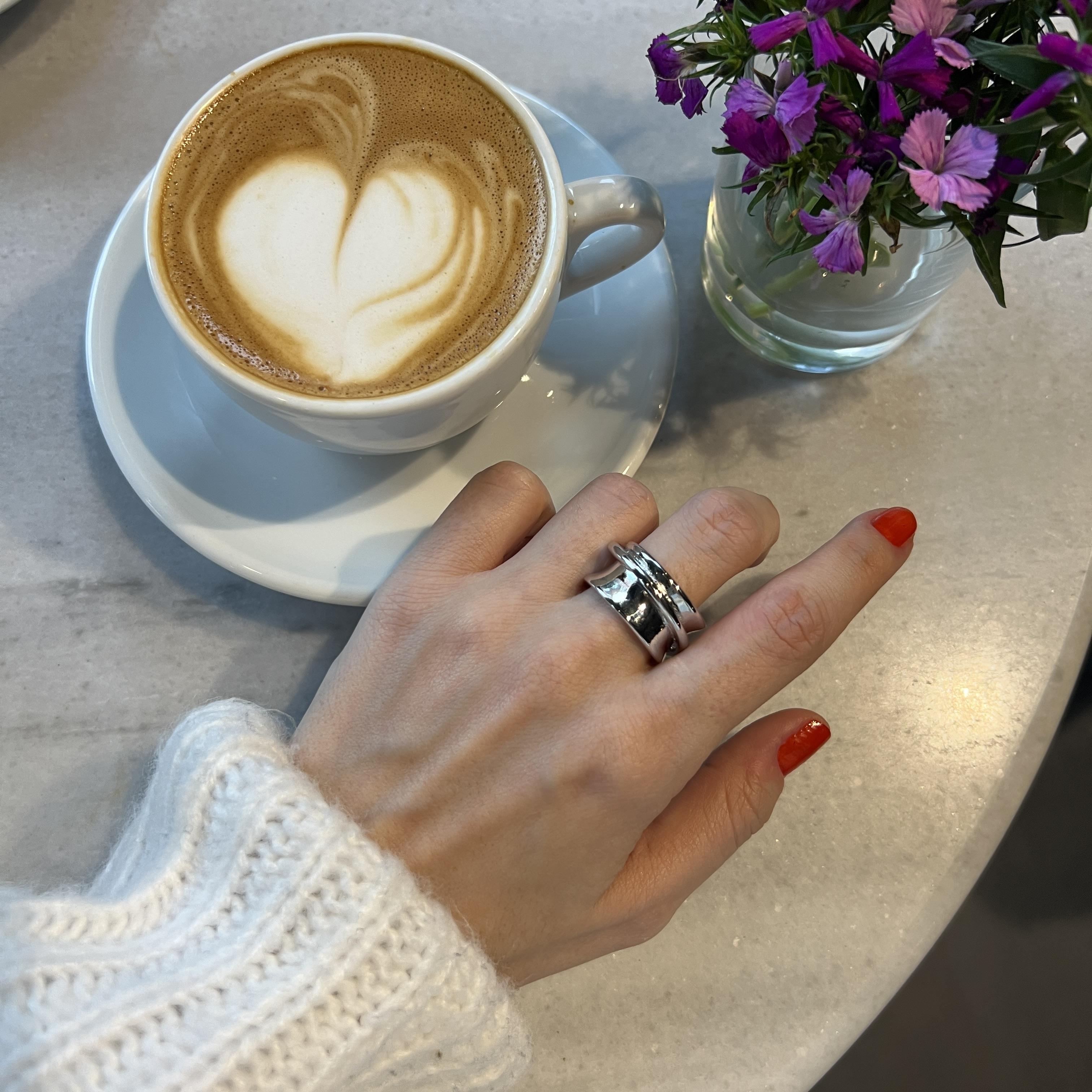 Silver Kalın Yüzük