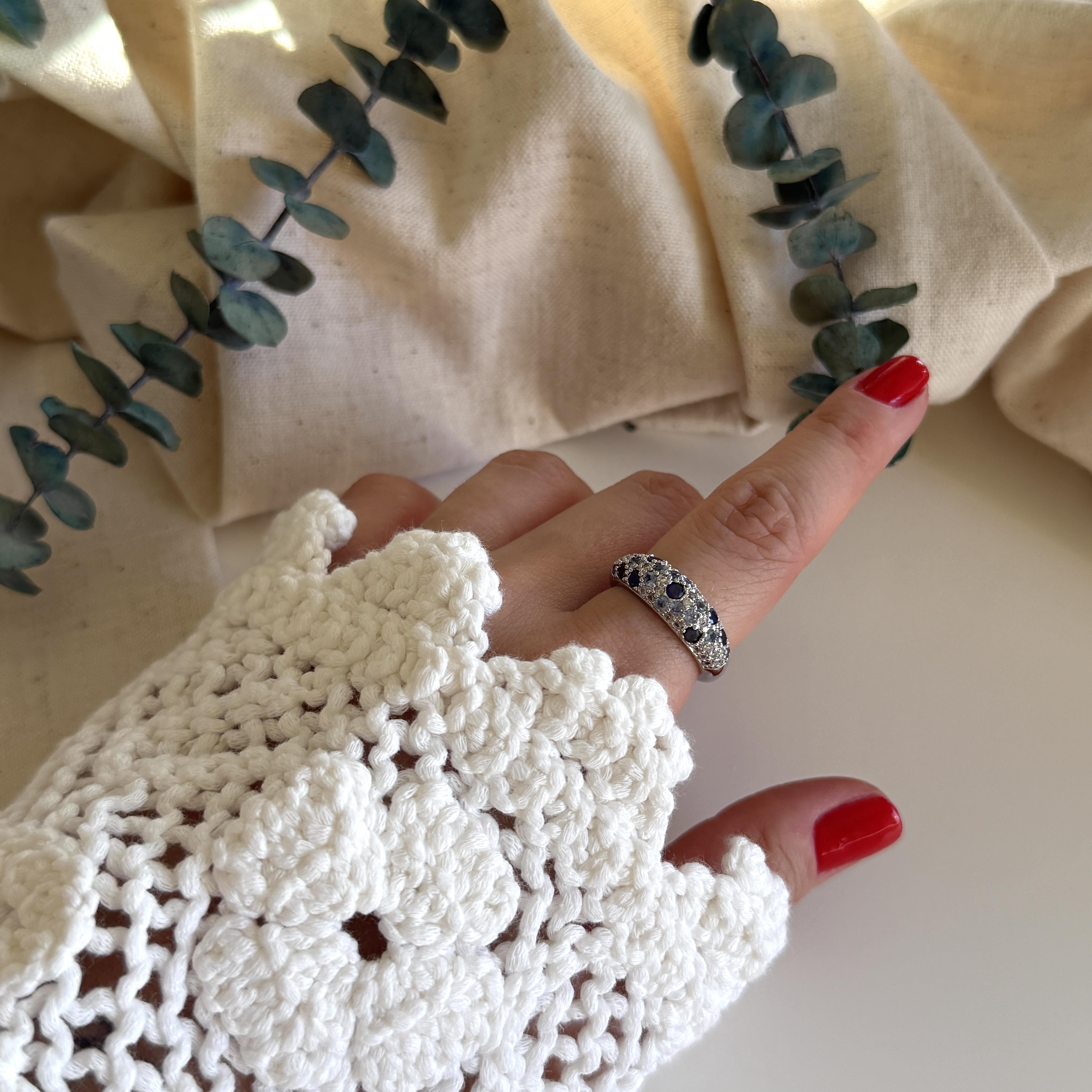 Silver Mavi Taşlı Yüzük