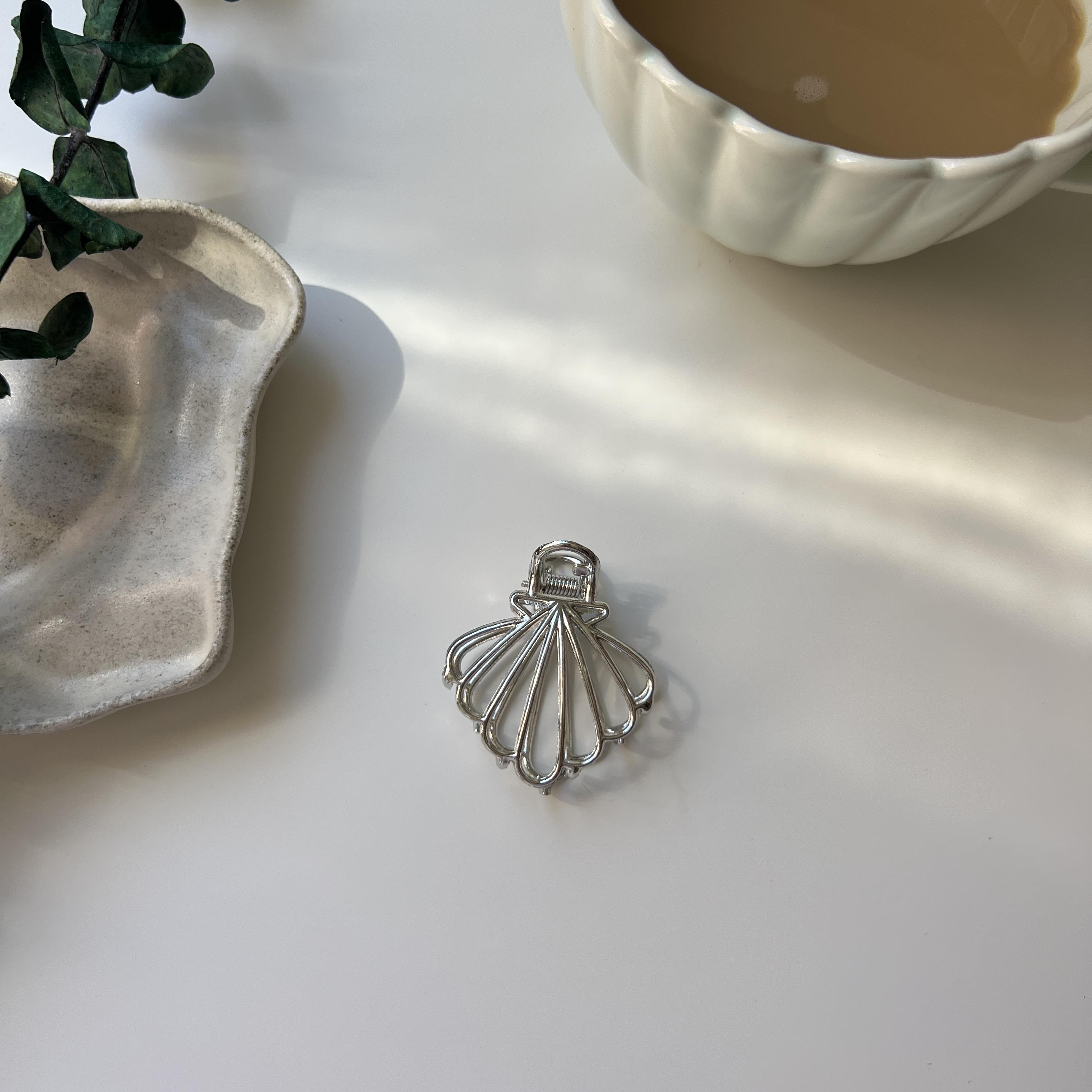 Silver Mini İstiridye Toka